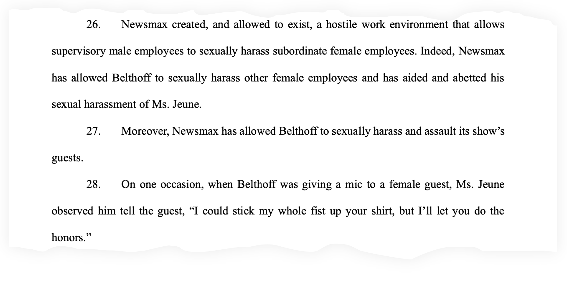 Newsmax allegedly allowed rampant sexual harassment to occur, according to former employee Mia Louis Jeune.