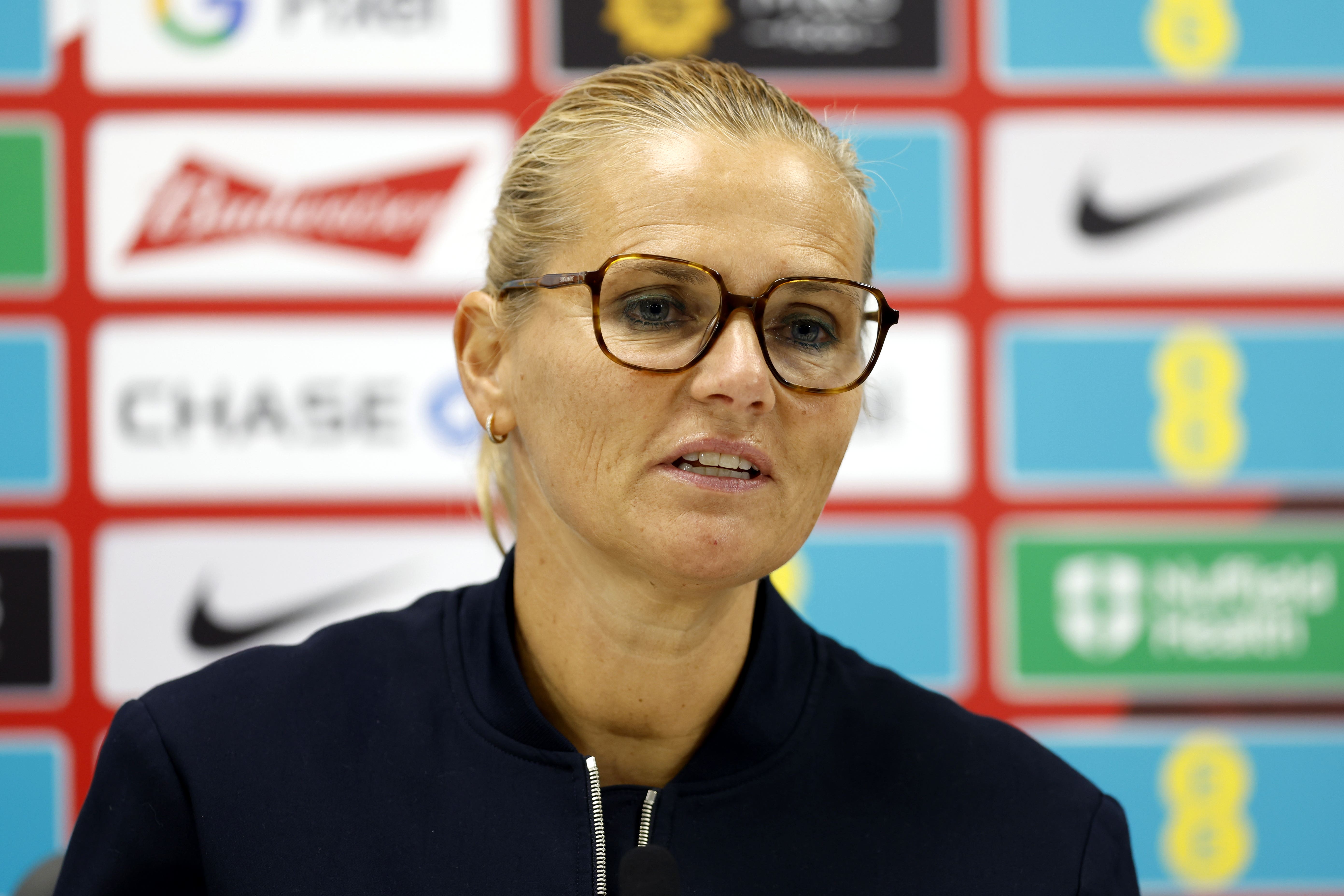 Sarina Wiegman expressed her sympathies with Gareth Southgate after England’s defeat to Spain