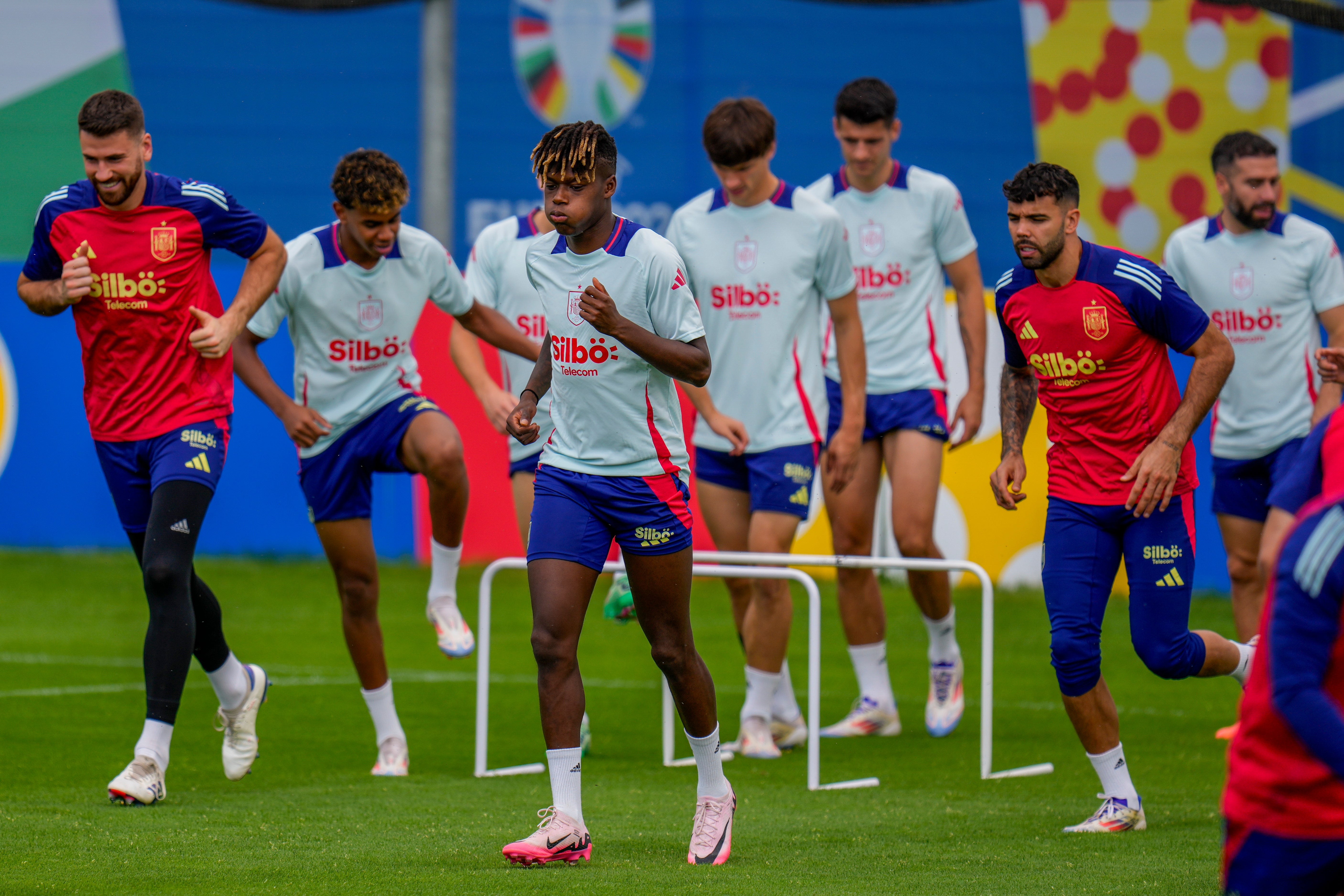 Spain train in Donaueschingen ahead of Sunday’s Euro 2024 final