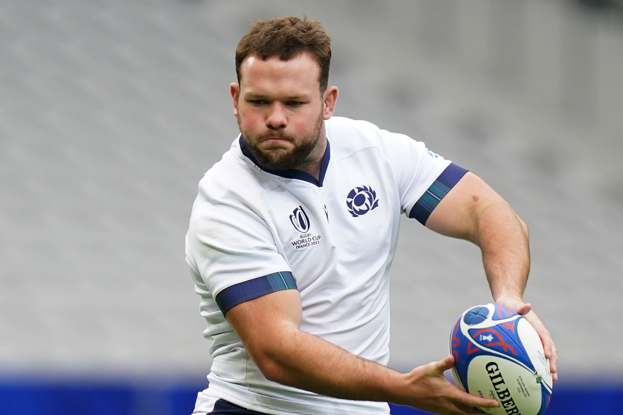 Ewan Ashman scored a first-half hat-trick in Washington (Adam Davy/PA)