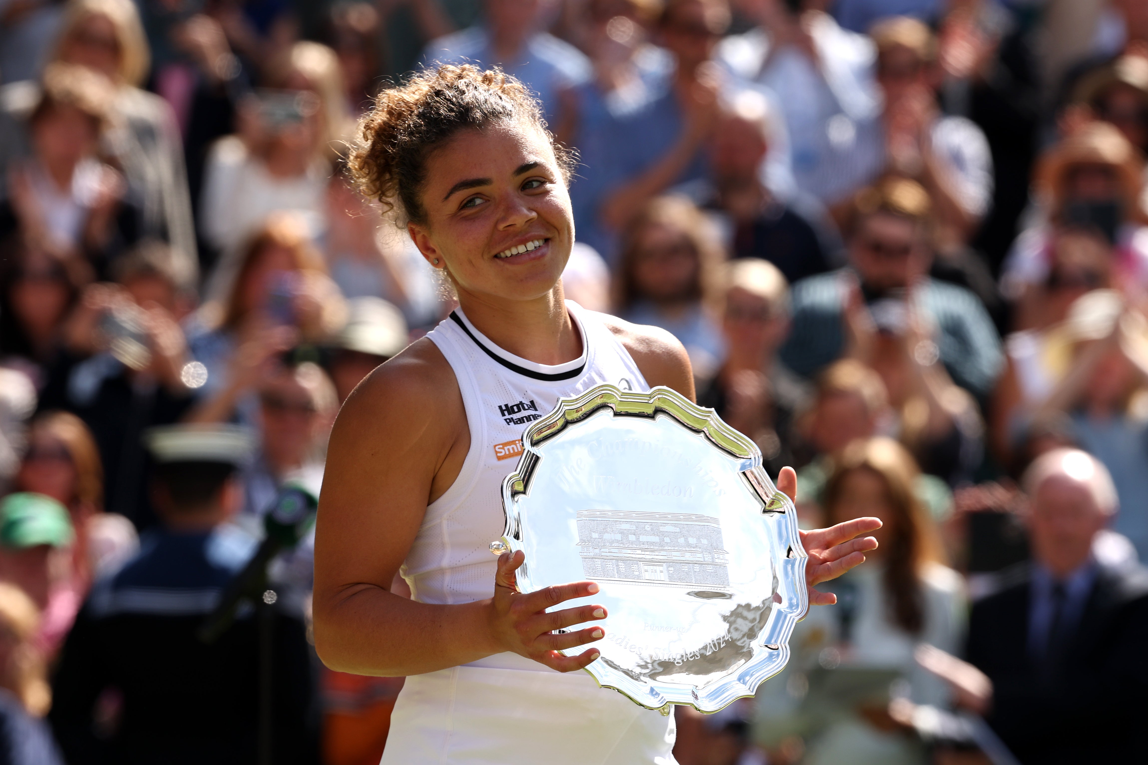 Jasmine Paolini missed out on the Wimbledon title in three sets on Saturday