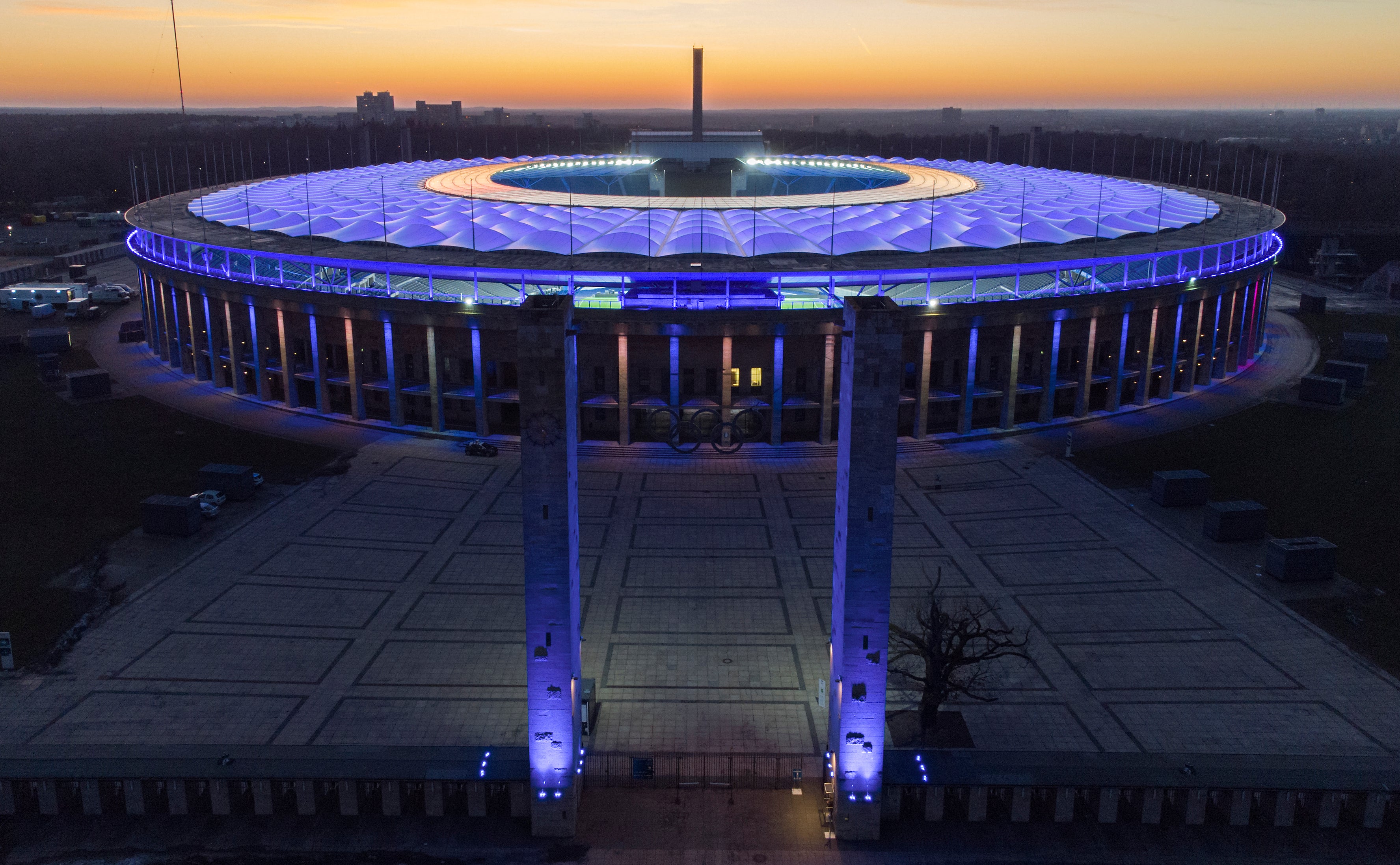 The Berlin Olympic Stadium was designed and built for the 1936 Games