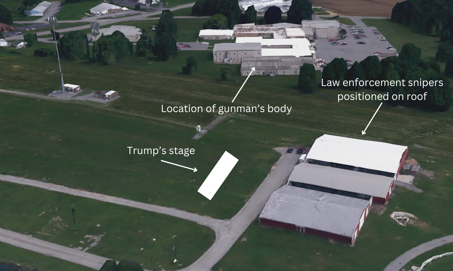 Mapped: The assassination attempt on former president Donald Trump