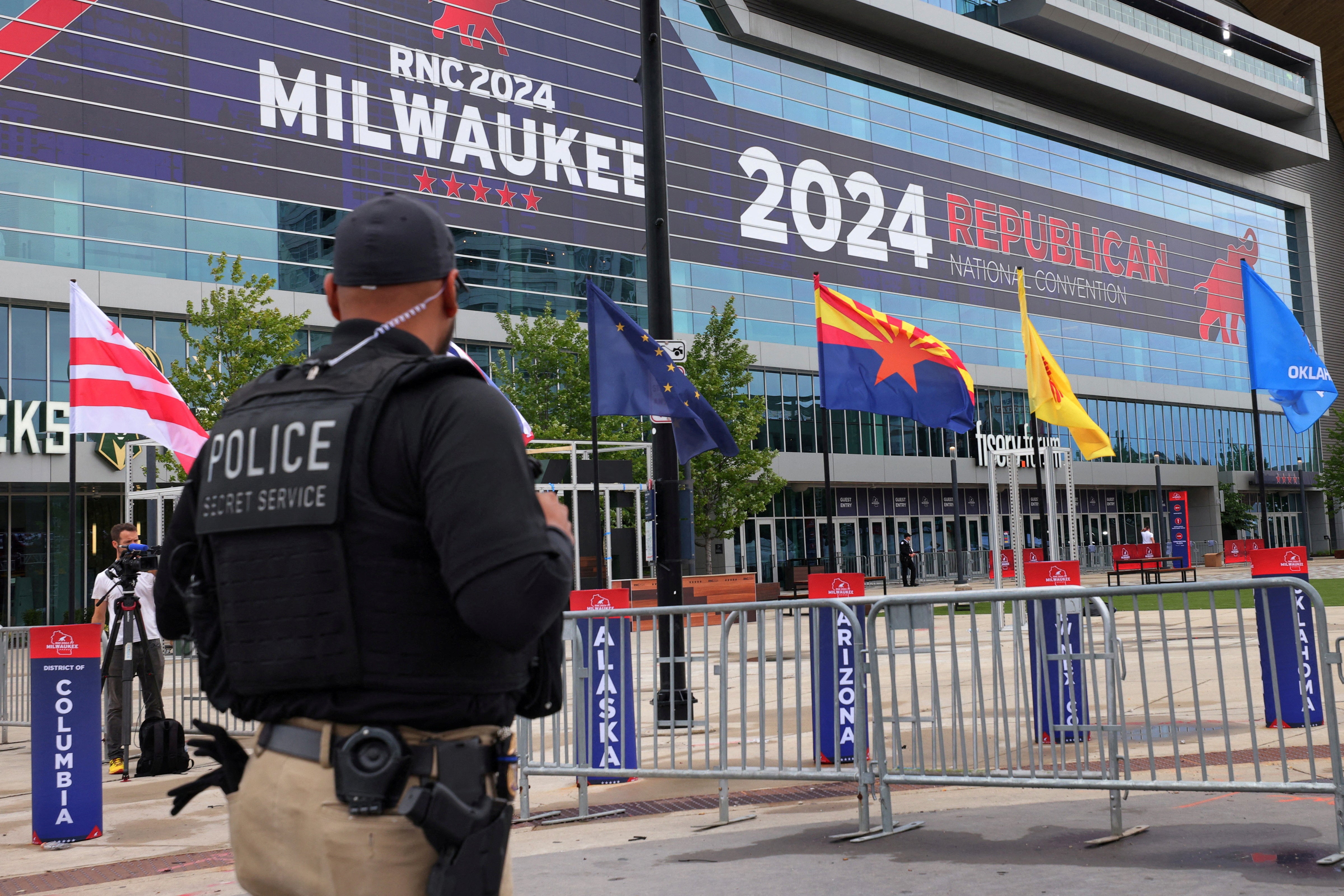 Organizers for the Republican National Convention say the event in Milwaukee will go on as planned in the aftermath of the shooting of Donald Trump