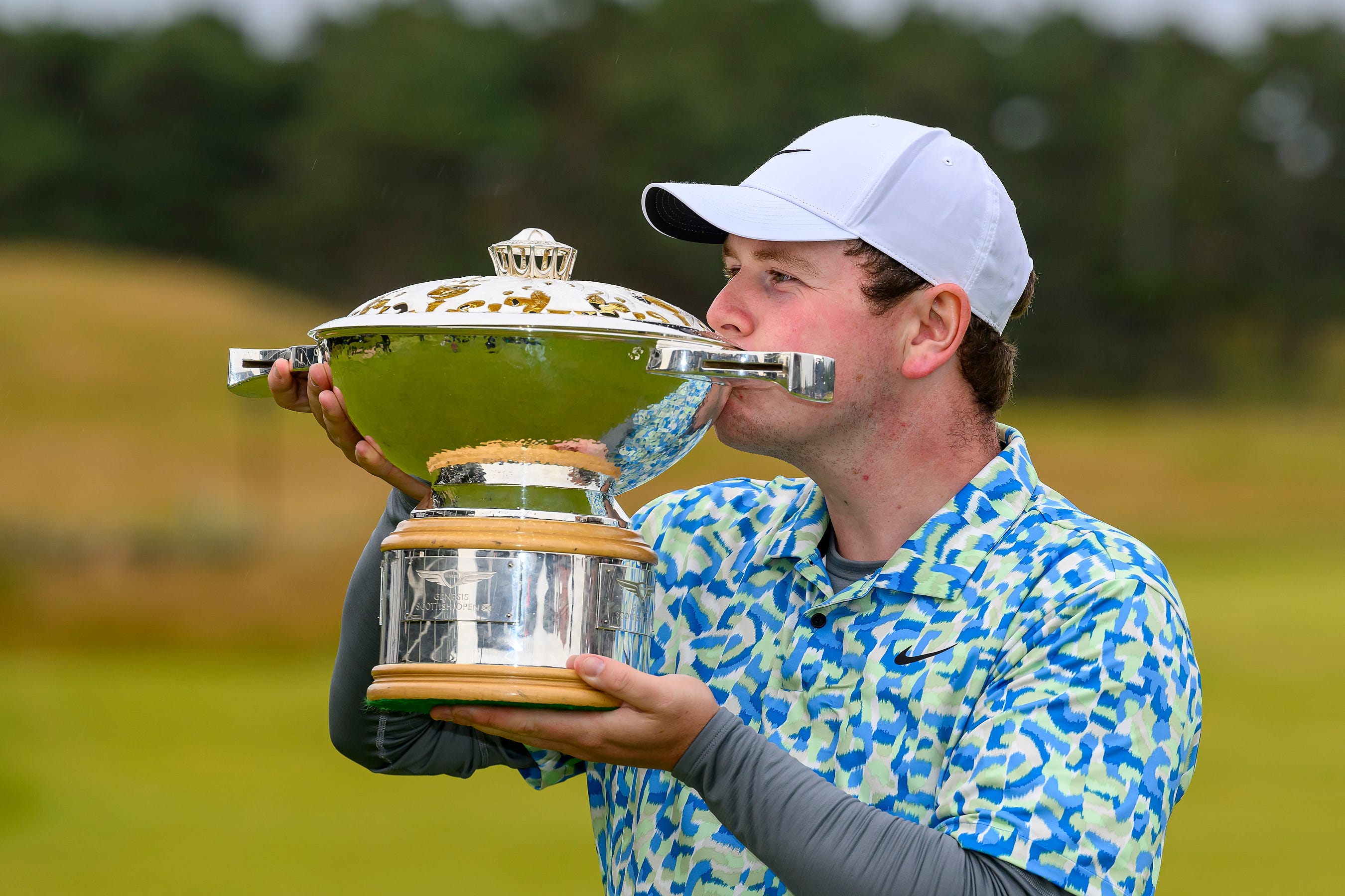 Robert MacIntyre promised to “celebrate hard” after winning the Genesis Scottish Open (Malcolm Mackenzie/PA)