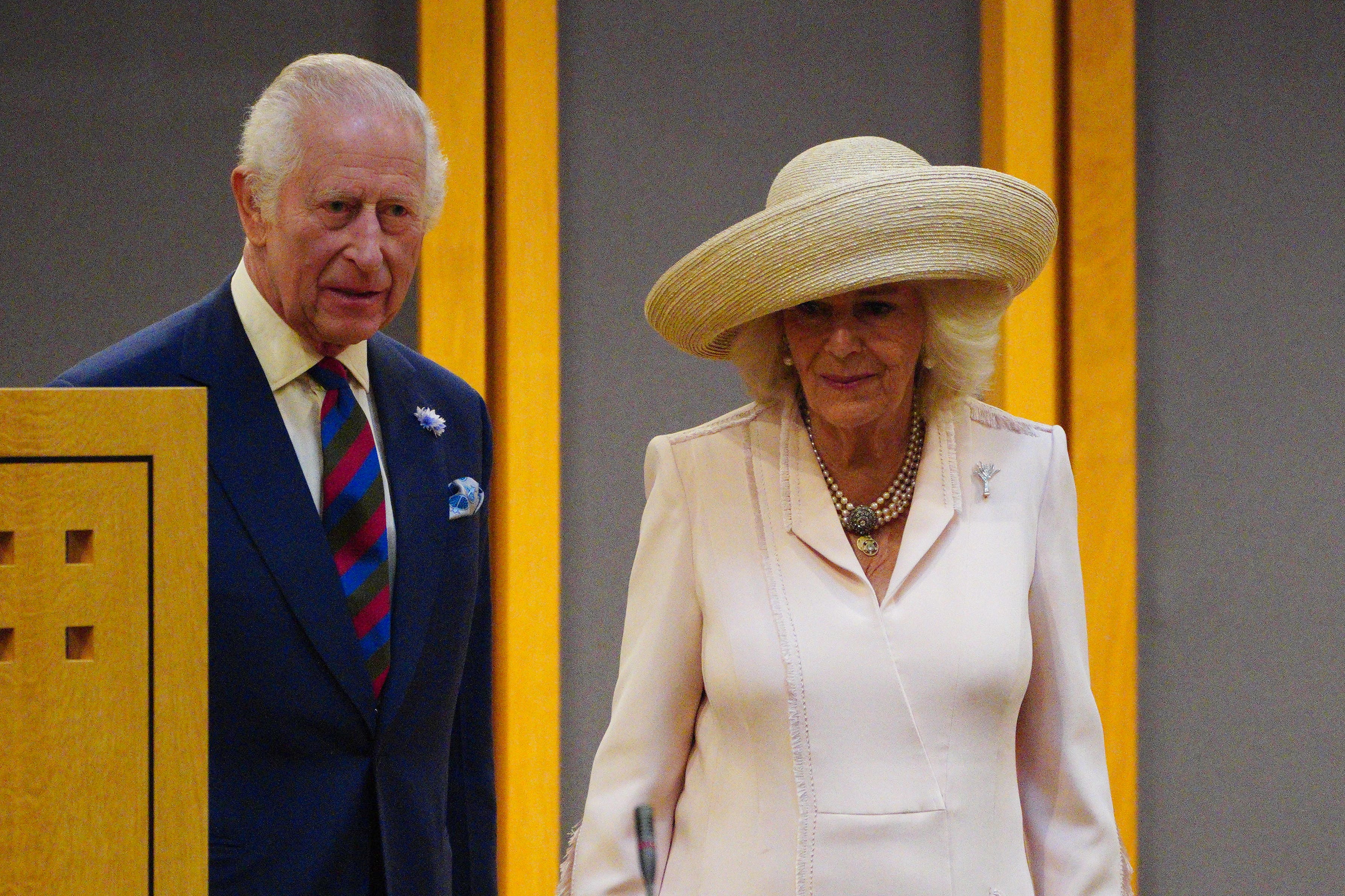 The King and Queen will also attend the Commonwealth Heads of Government Meeting (Ben Birchall/PA)