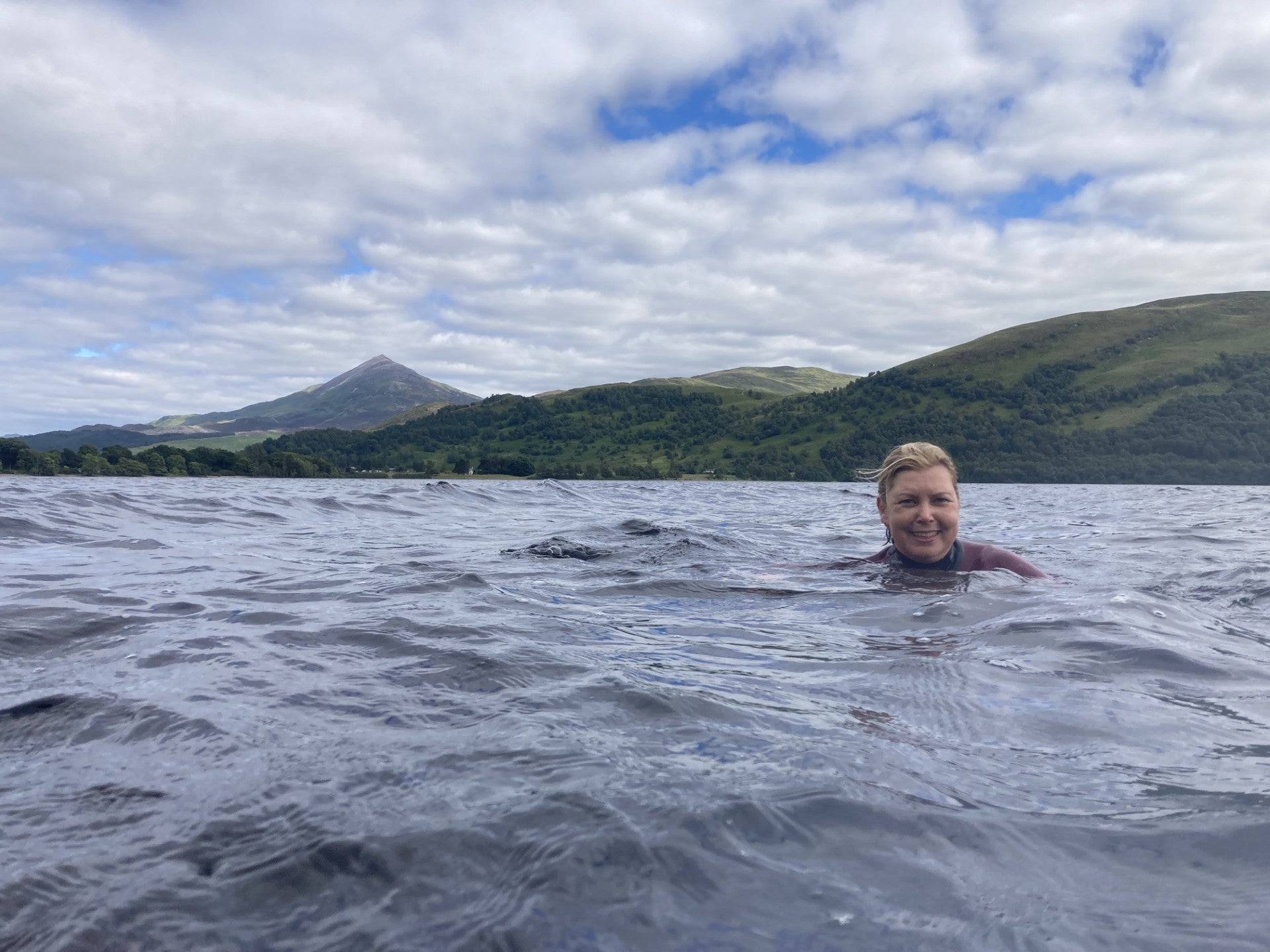 The writer takes a wild swim in Loch Rannoch