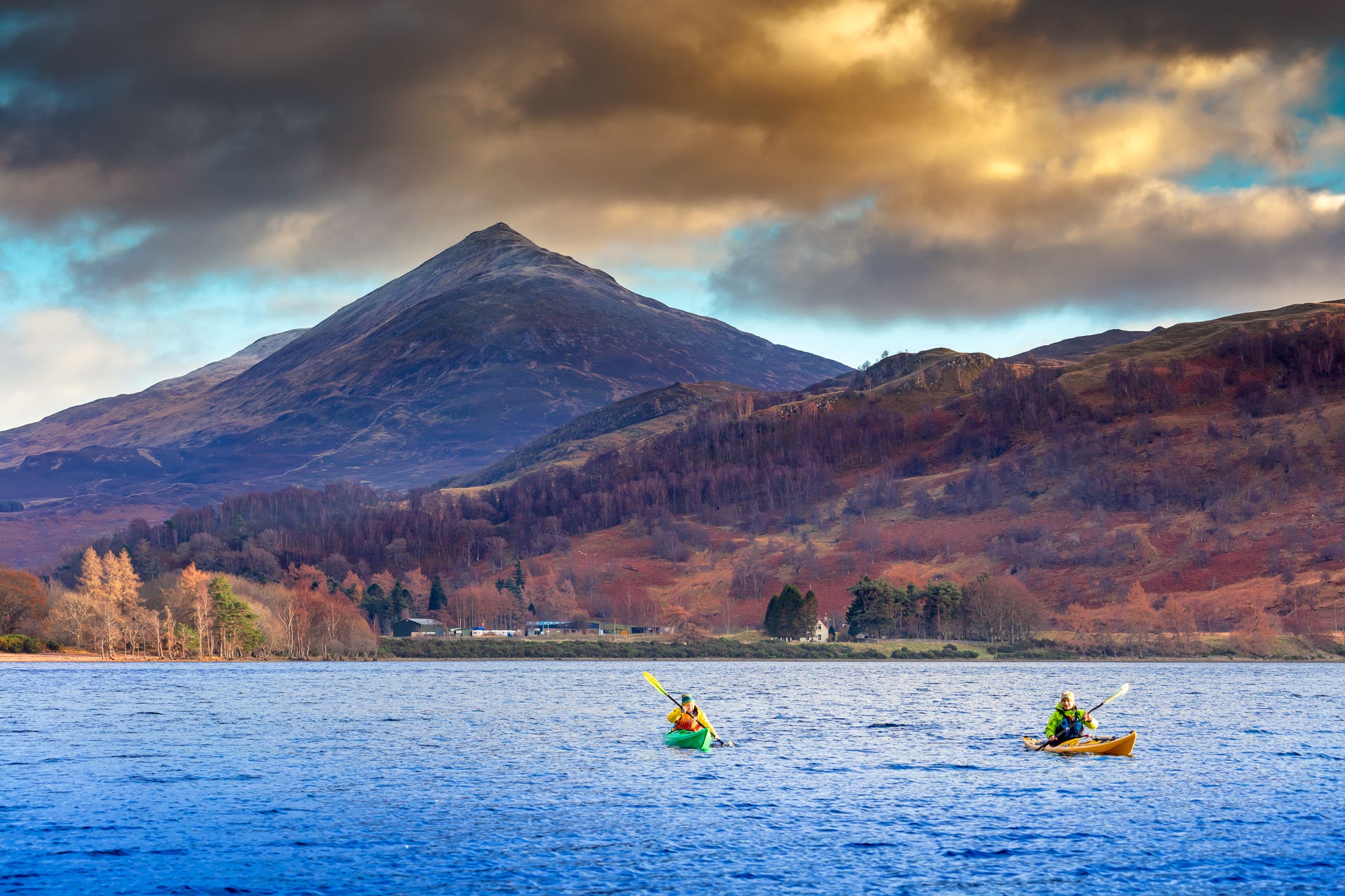 Kayakers on Loch Rannoch