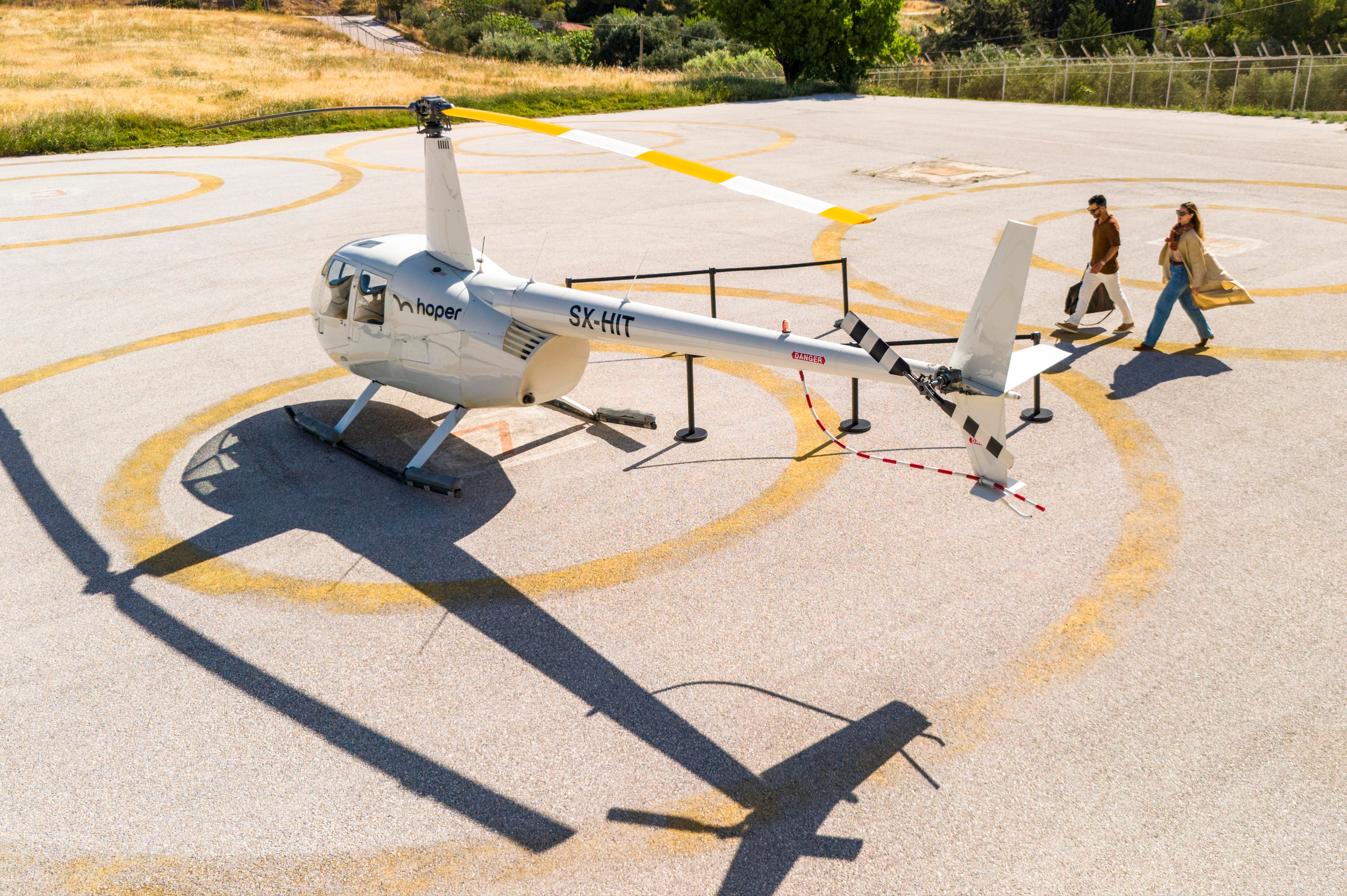 The heli-hops around Greece cut ferry times to under an hour