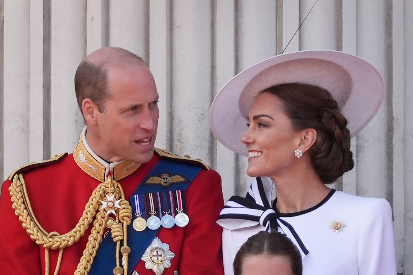 The Prince and Princess of Wales shared a personal message to Gareth Southgate and his players the day after their defeat to Spain in the Euro 2024 final (Gareth Fuller/PA)