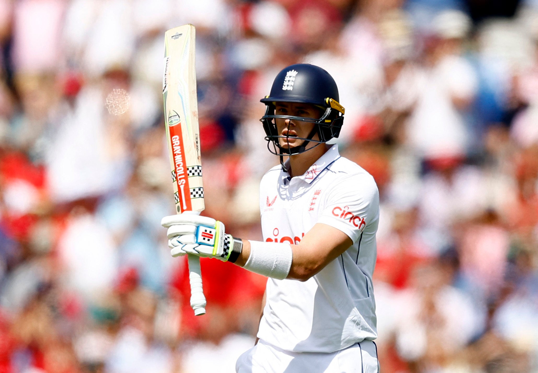 Jamie Smith scored a half century on his England Test debut