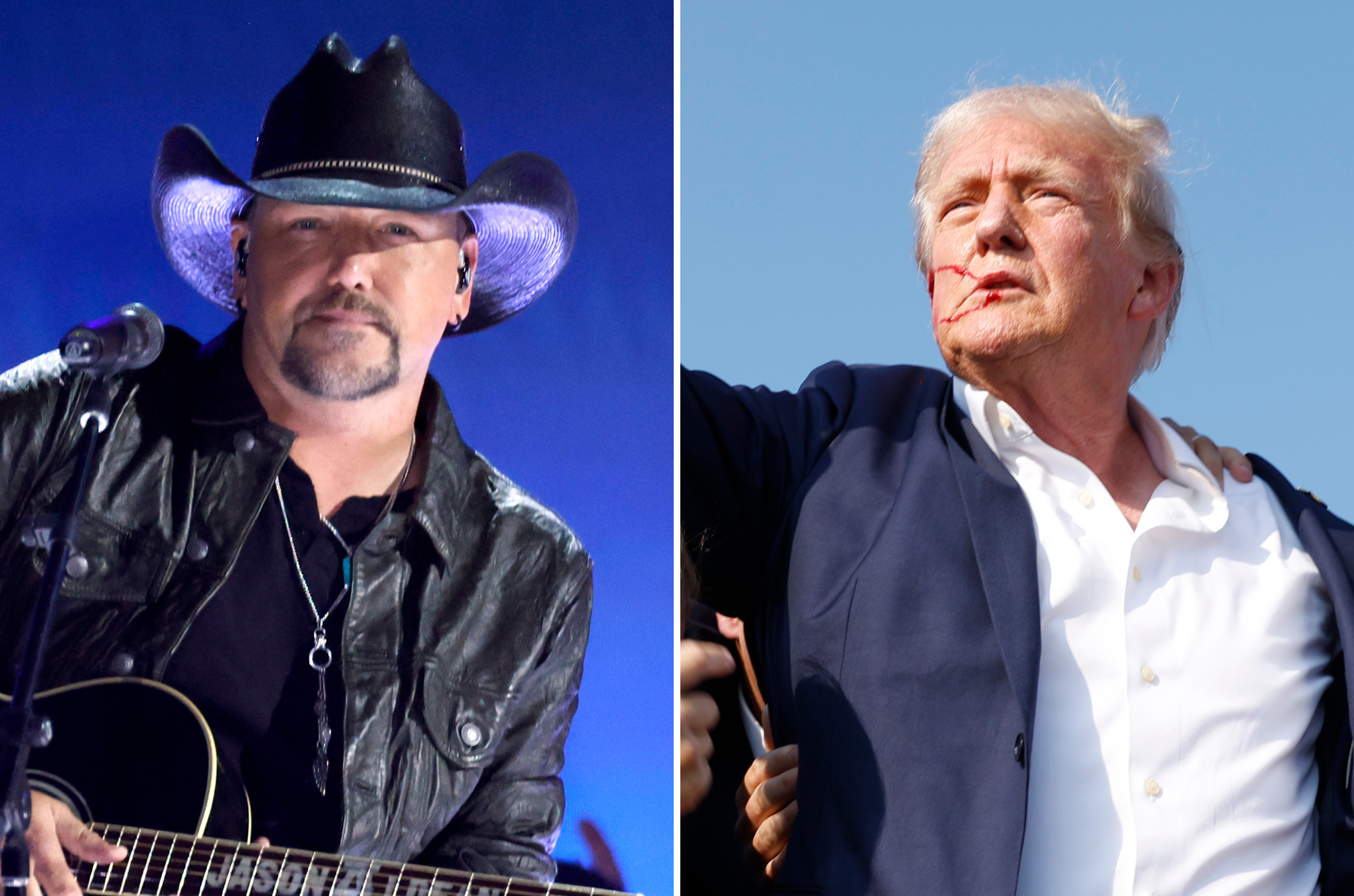 Jason Aldean sent out a song to his ‘friend’, former President Donald Trump