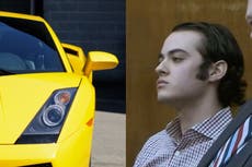 He stole Guy Fieri’s Lamborghini and nearly killed the girl he tried to impress with it. Now he’ll walk free
