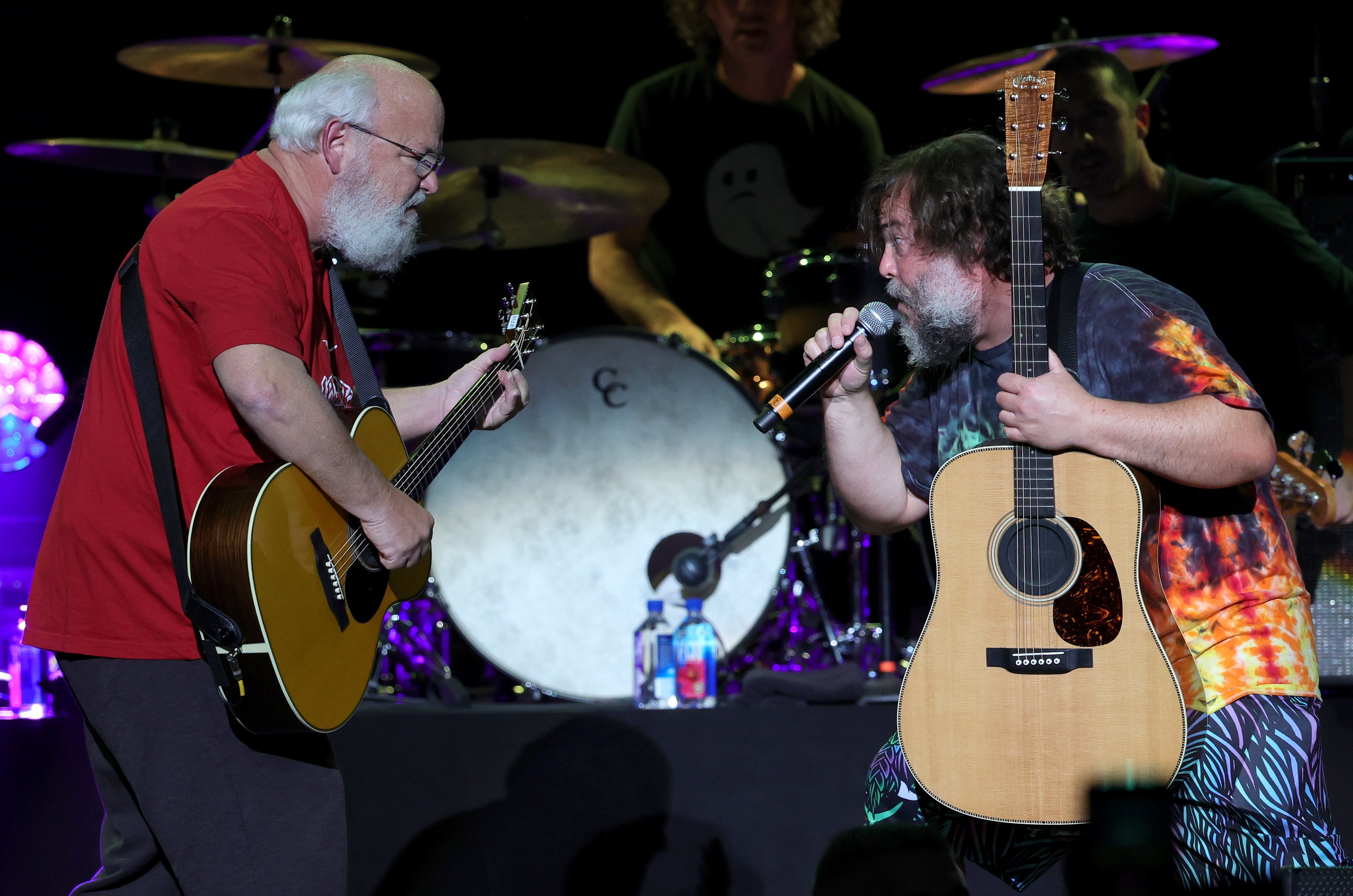 When asked to make a birthday wish at a recent show, Tenacious D guitarist Kyle Gass said ‘don’t miss Trump next time’