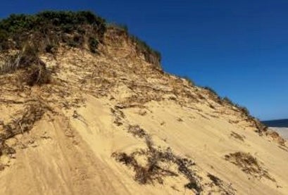 Longnook Beach in Truro, Massachusetts, a popular tourist spot in Cape Cod has been closed for the summer due to erosion concerns