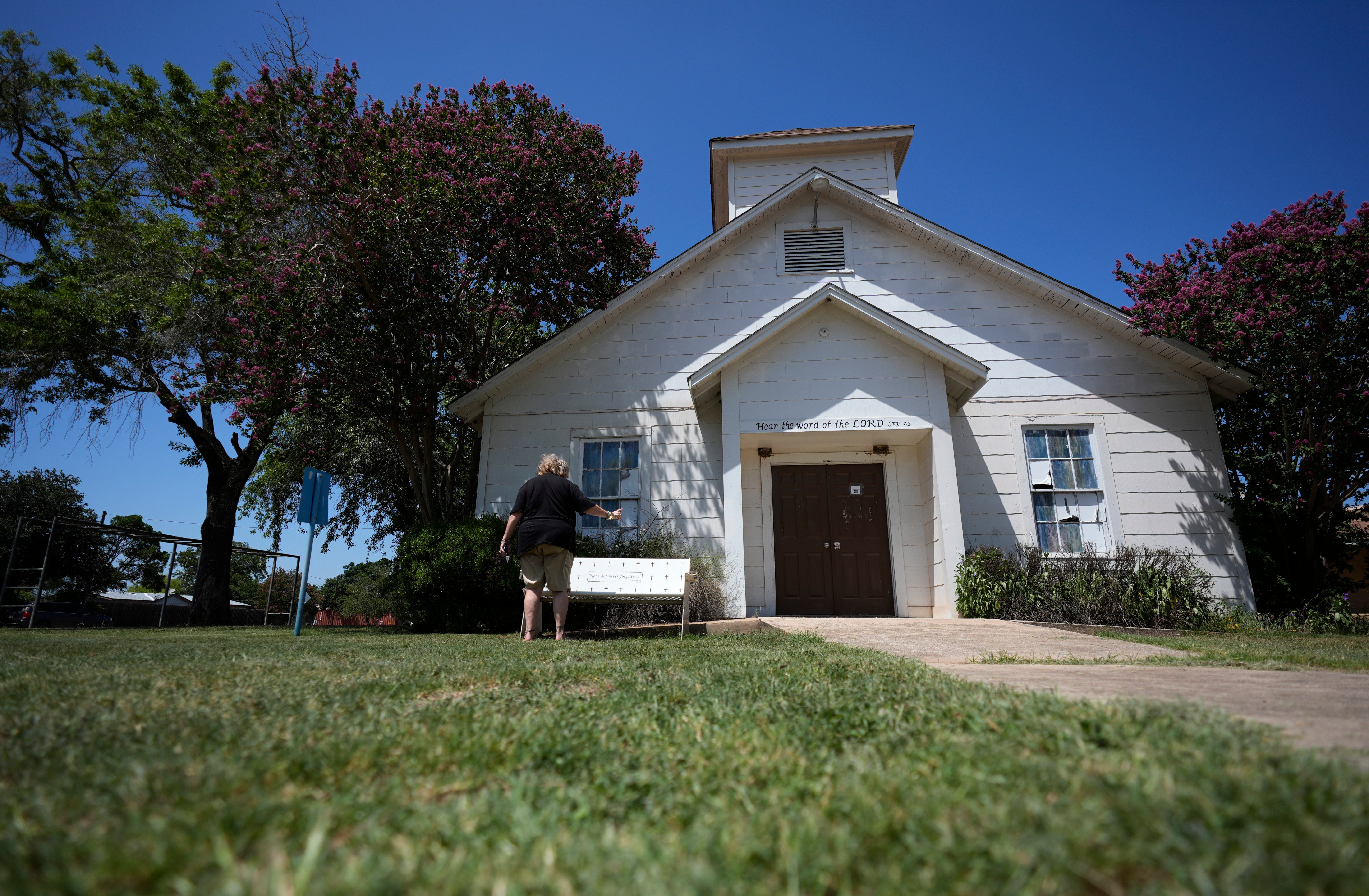 Church Shooting Texas Demolition