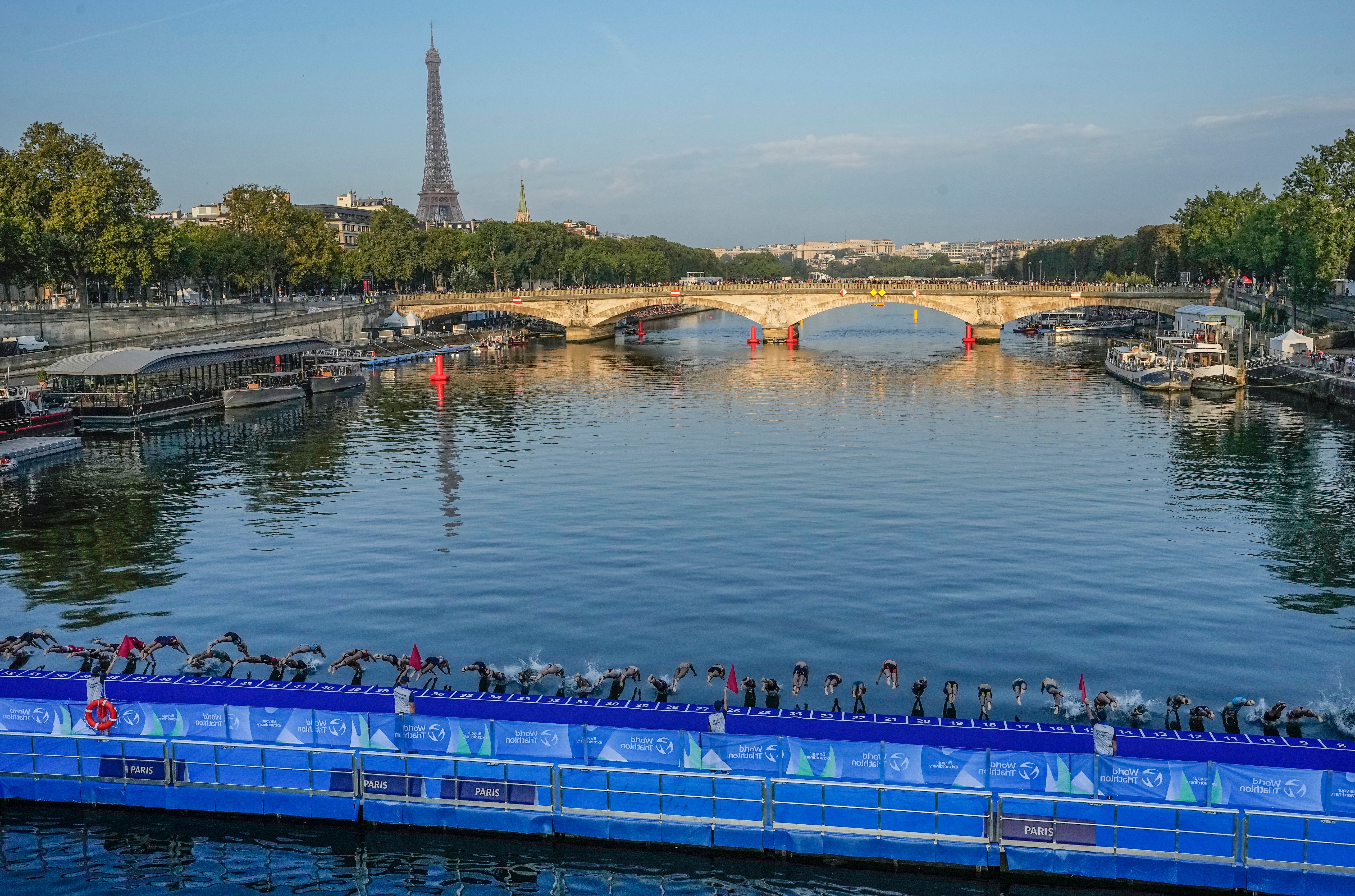 Paris Seine Olympic opening ceremony setting