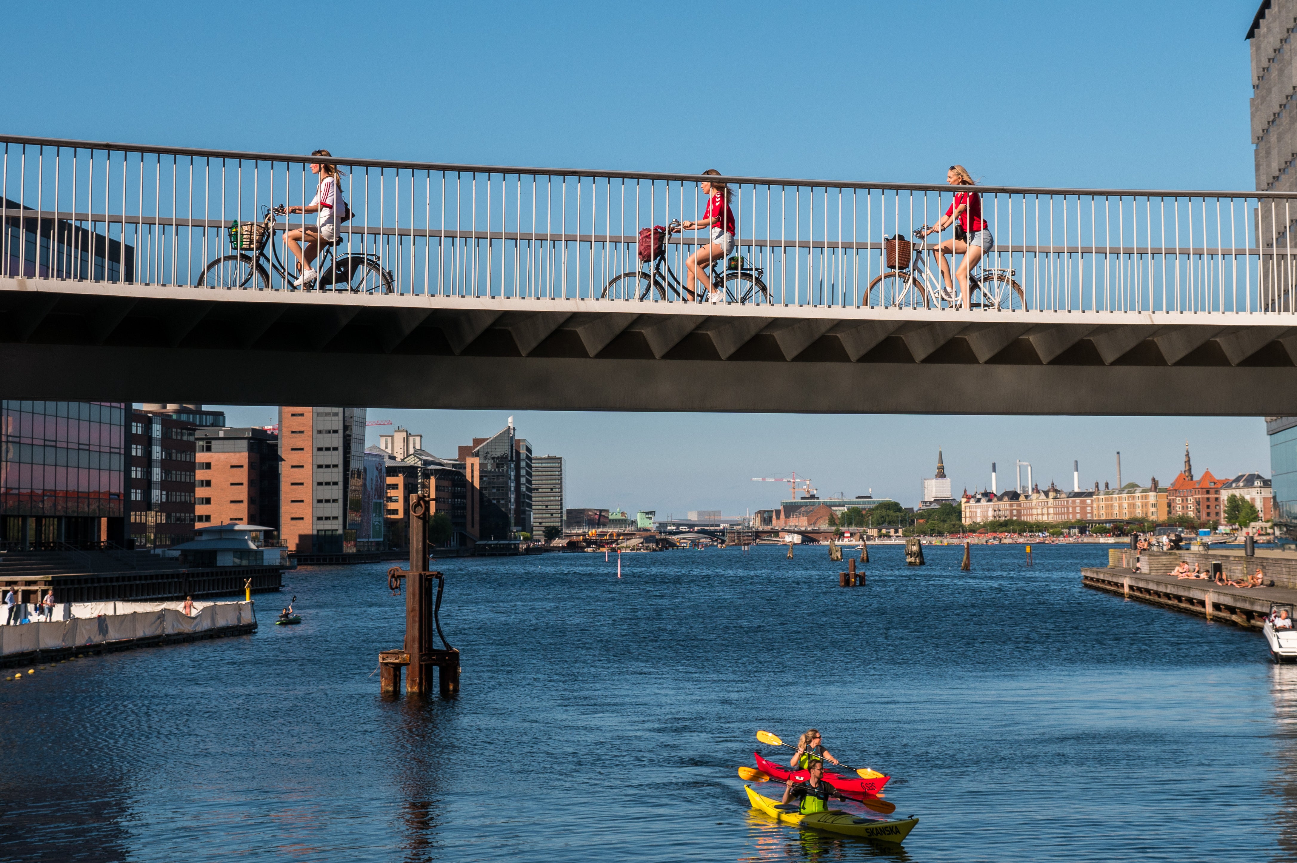 Cycling, participating in cleanup efforts and volunteering at urban farms are encouraged