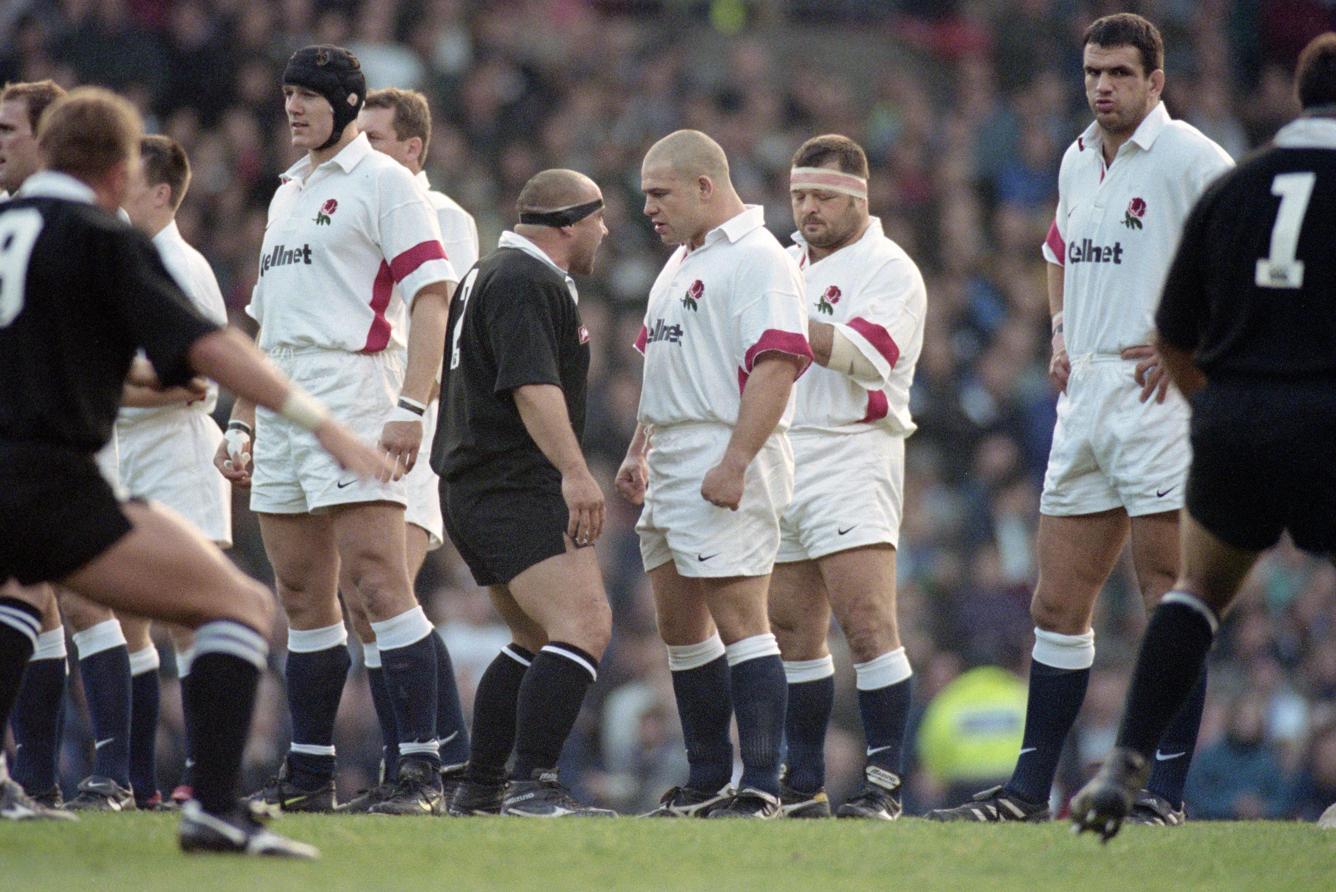 Norm Hewitt was involved in a memorable face off with England’s Richard Cockerill during the haka in 1997