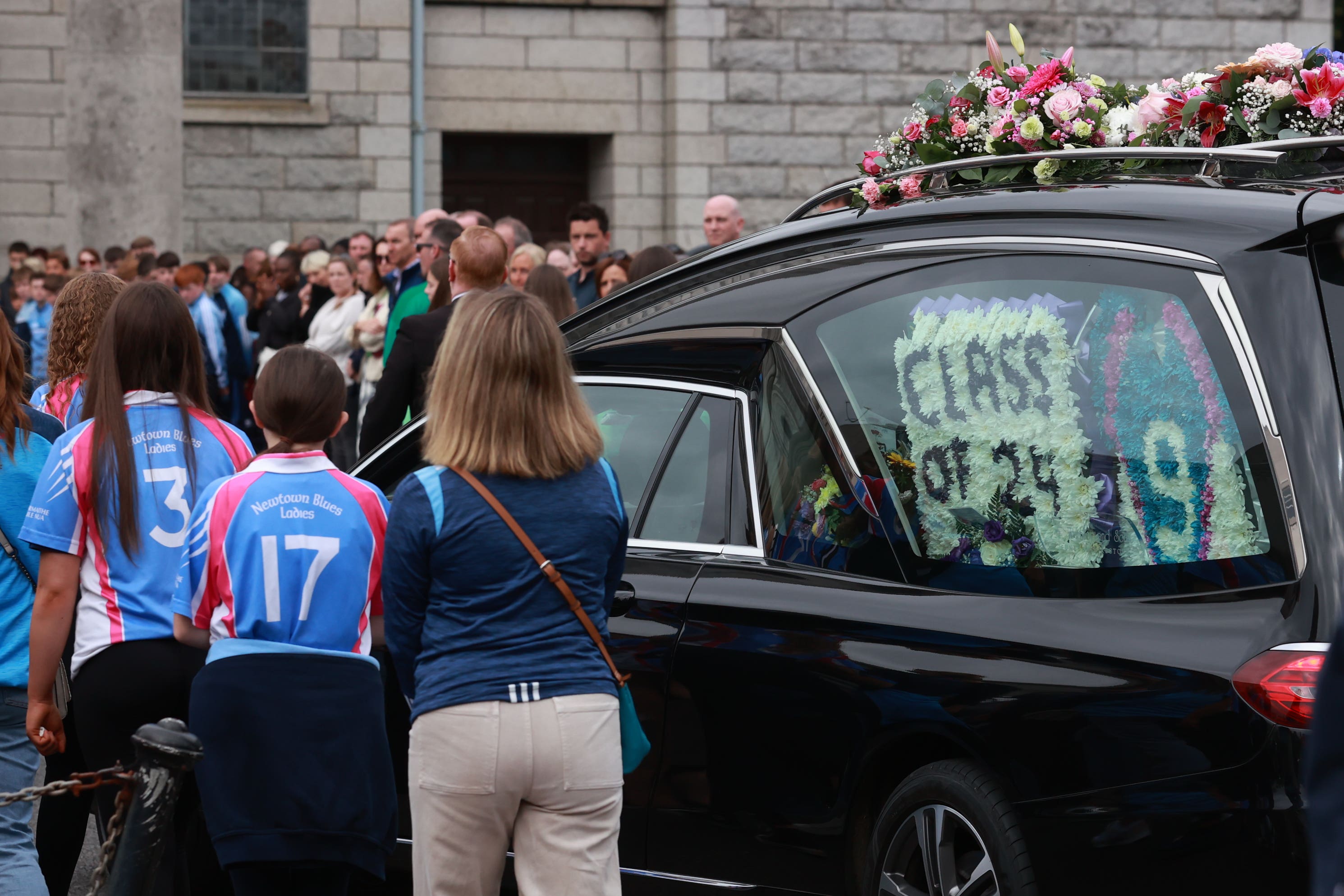 Zara Murphy’s funeral Mass took place at Our Lady of Lourdes Church in Drogheda, Louth (Liam McBurney/PA)