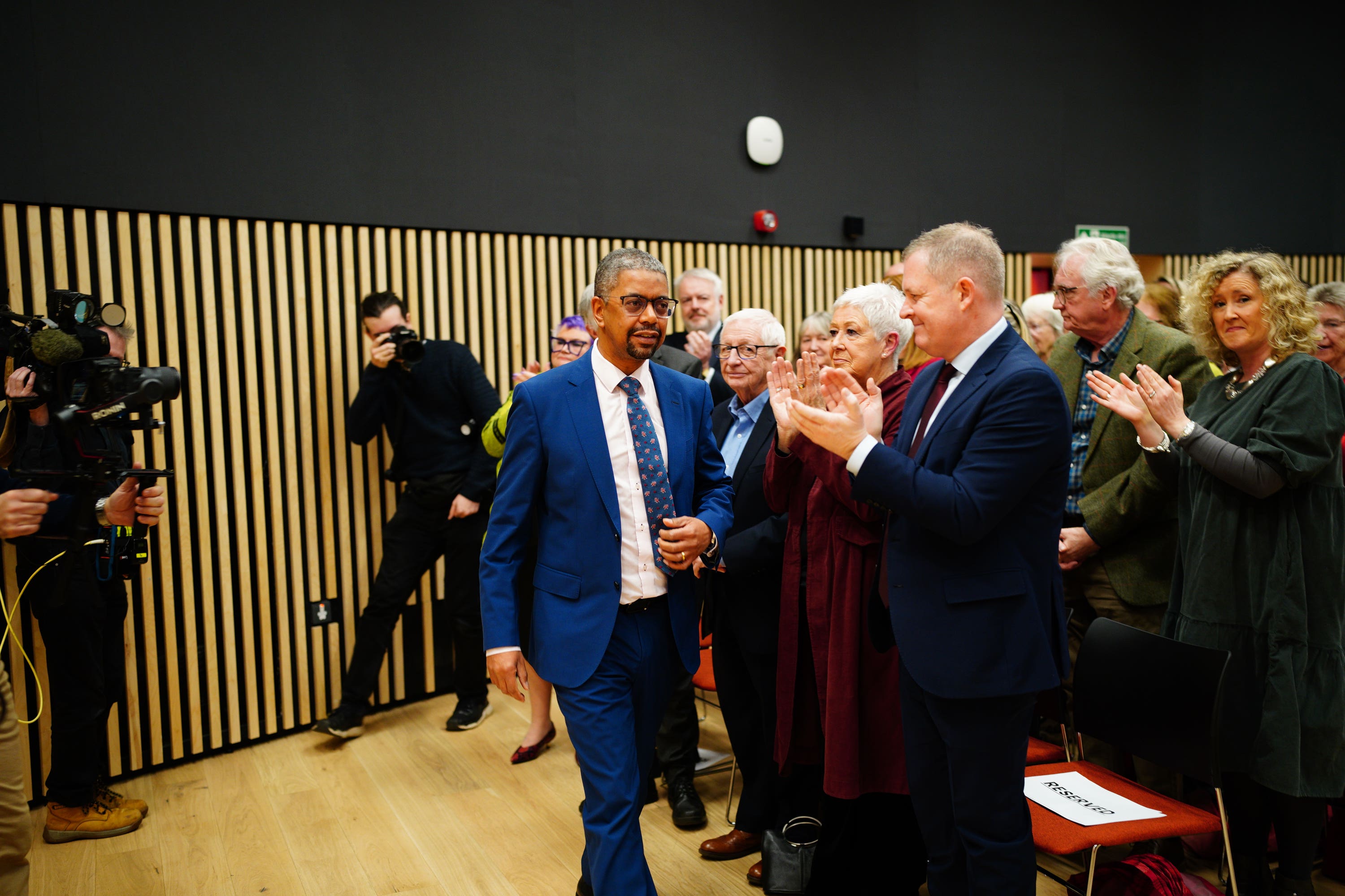 Vaughan Gething announced he was resigning as Welsh first minister on Tuesday after four months in the role (Ben Birchall/PA)