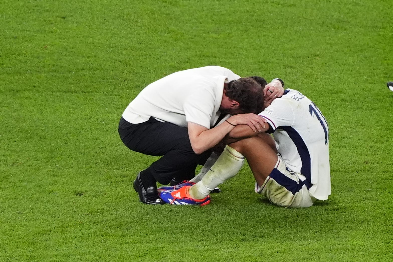 Jude Bellingham has paid tribute to departing England head coach Gareth Southgate (Andrew Milligan/PA)