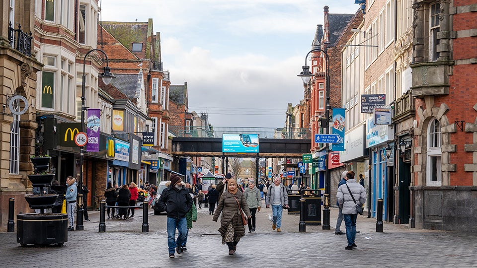 South Shields high street