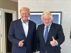 Donald Trump would be ‘strong and decisive’ in support for Ukraine, says Boris Johnson