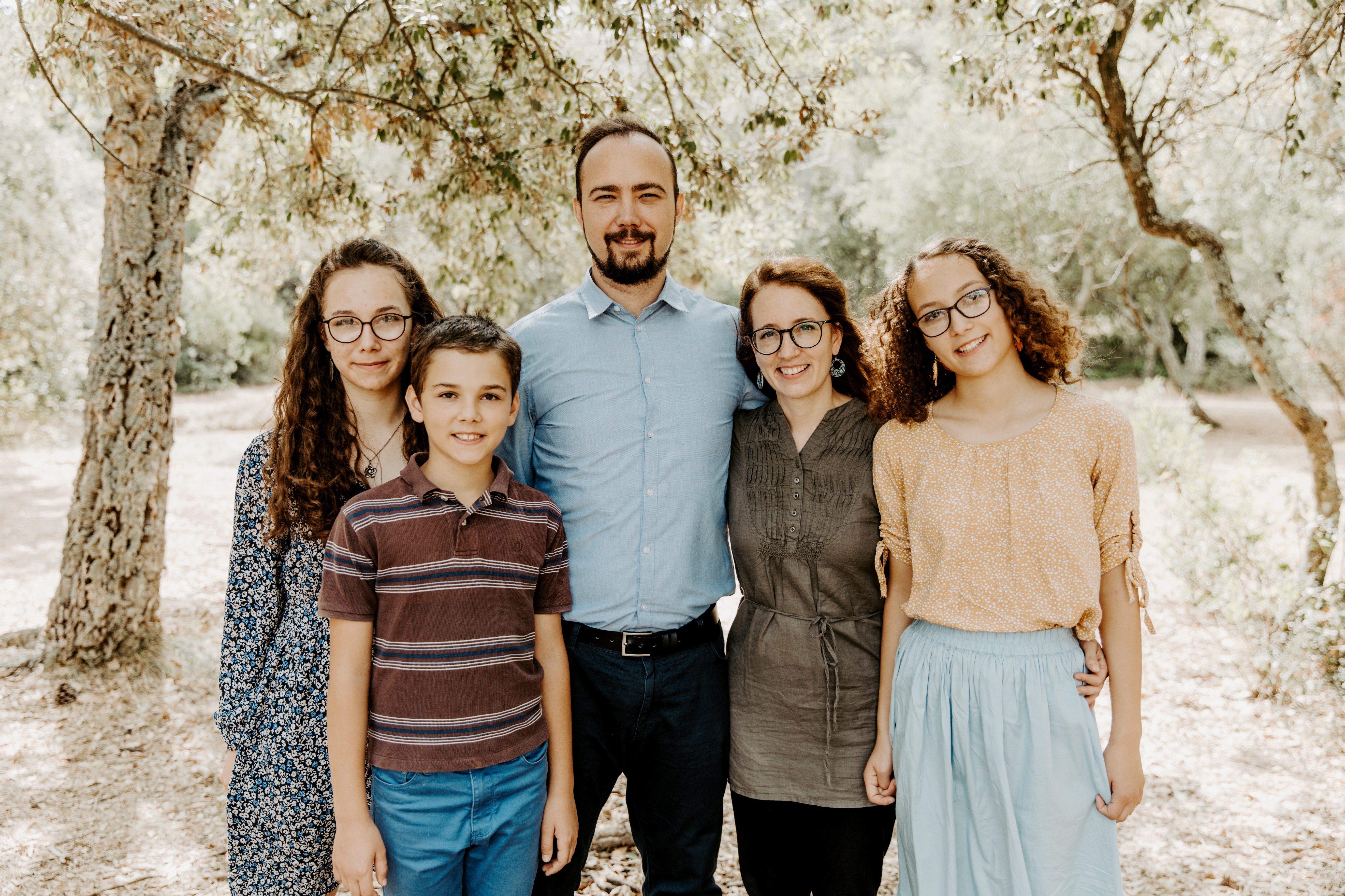 Ryan Corbett with his wife and their three children