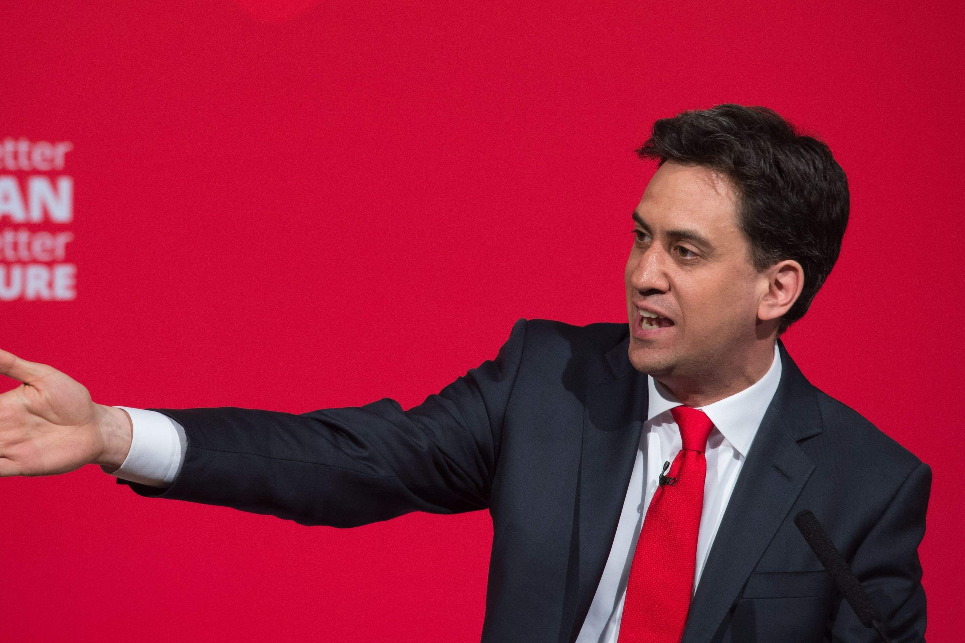 Ed Miliband was pictured during the 2015 general election campaign (Stefan Rousseau/PA)