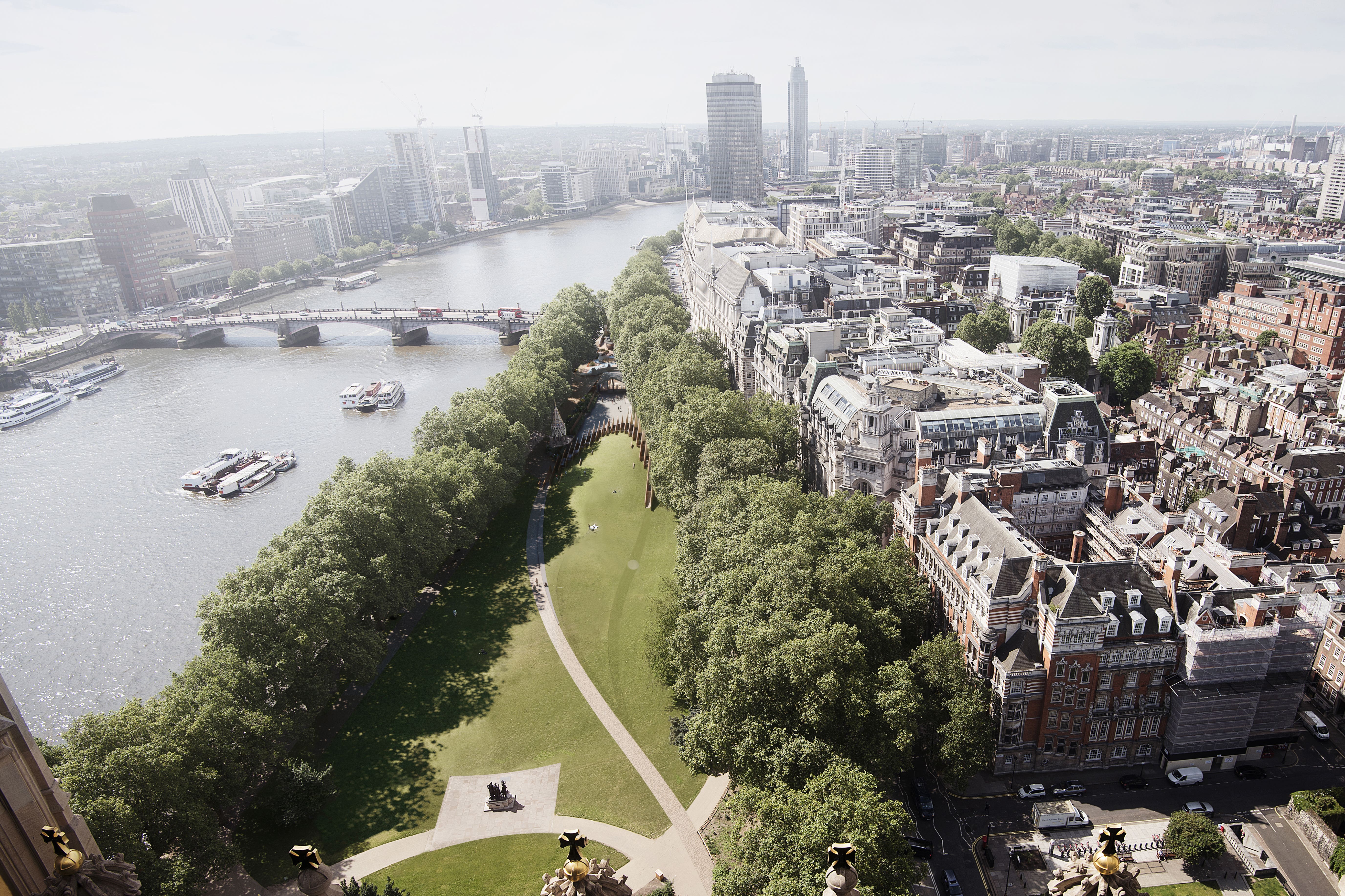 There has been a longstanding commitment to build the Holocaust Memorial and Learning Centre in Victoria Tower Gardens in London (UK Holocaust Memorial/PA)