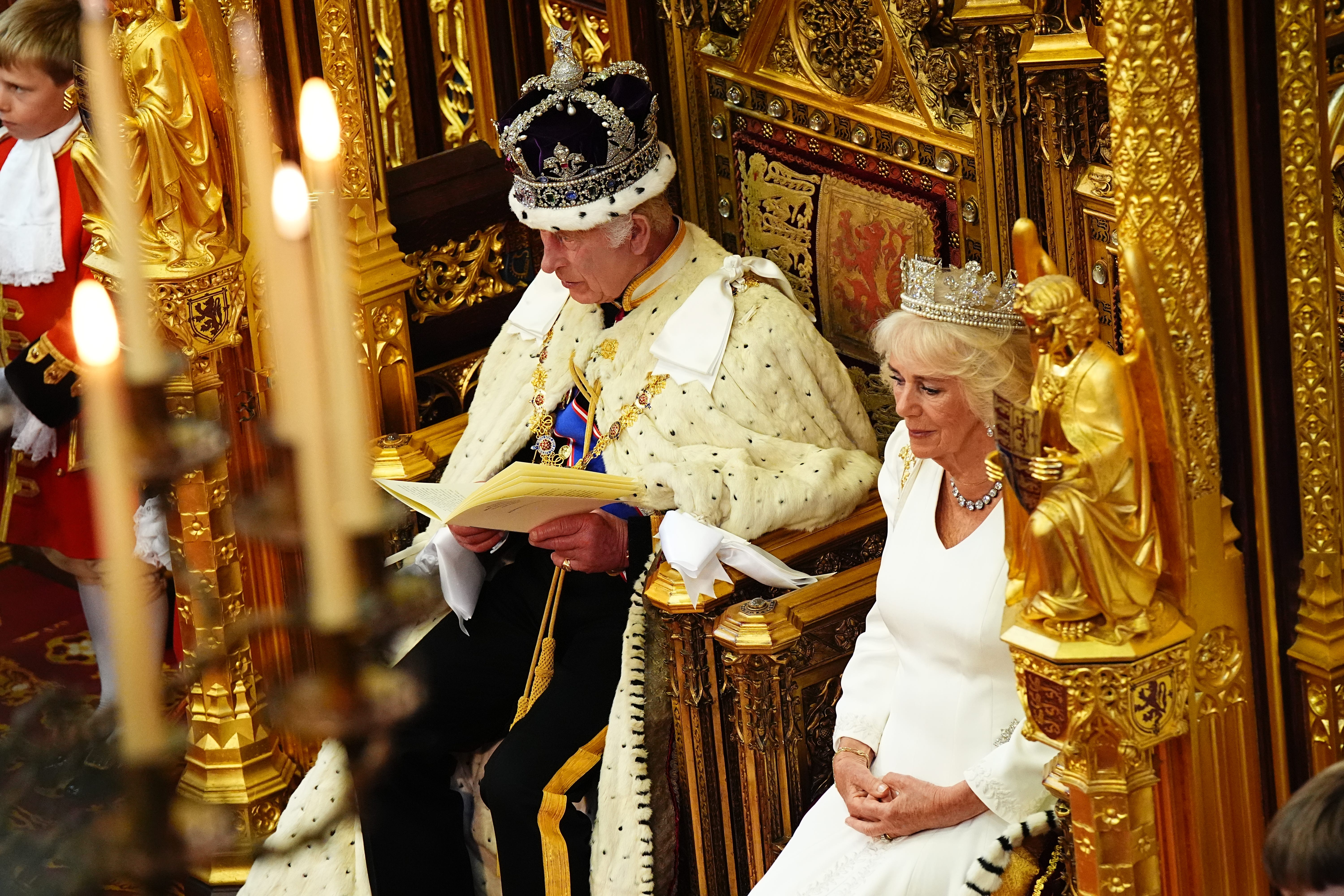 The first King’s Speech of the new Labour government took place (Aaron Chown/PA)