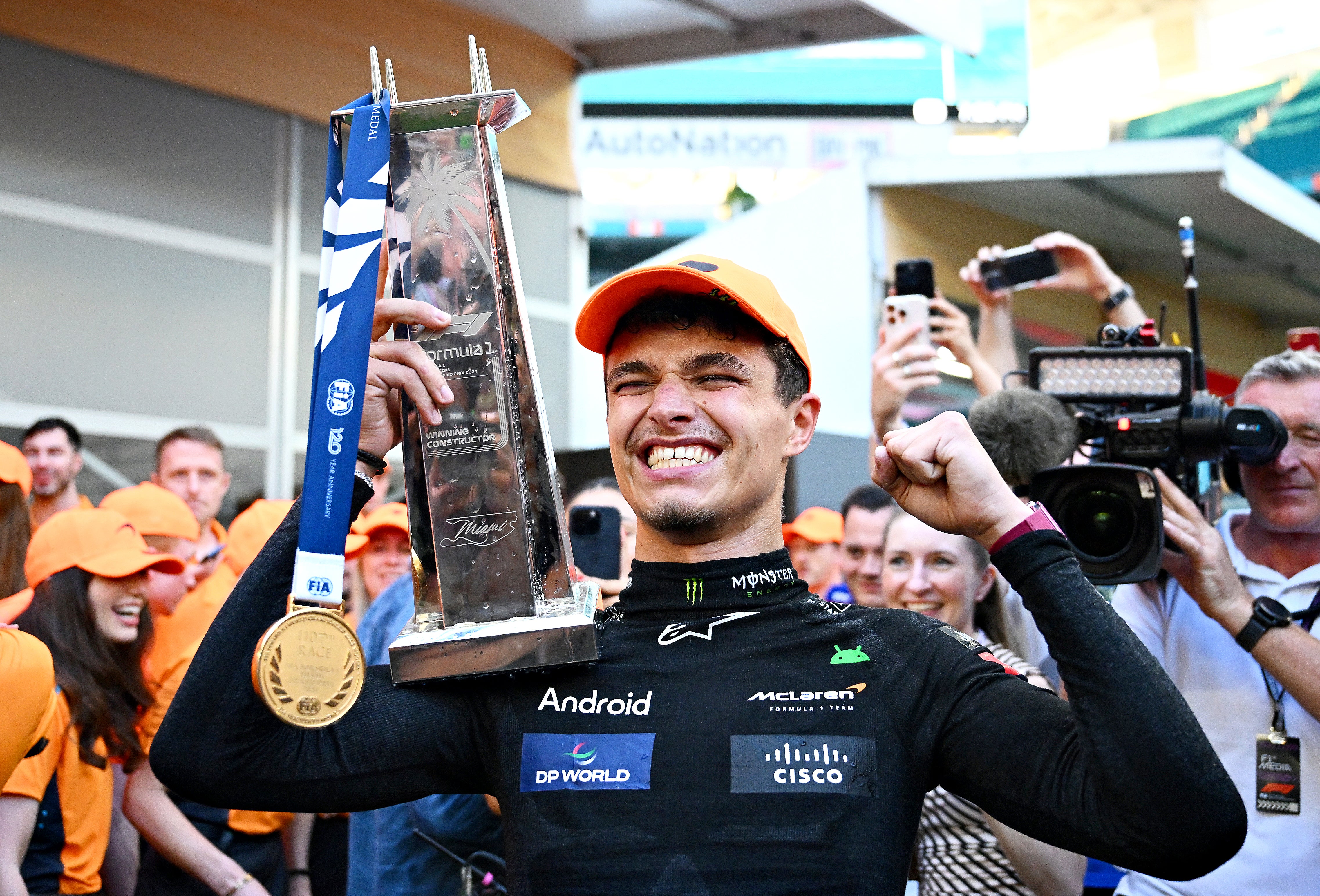 Lando Norris won his first F1 race in Miami in May