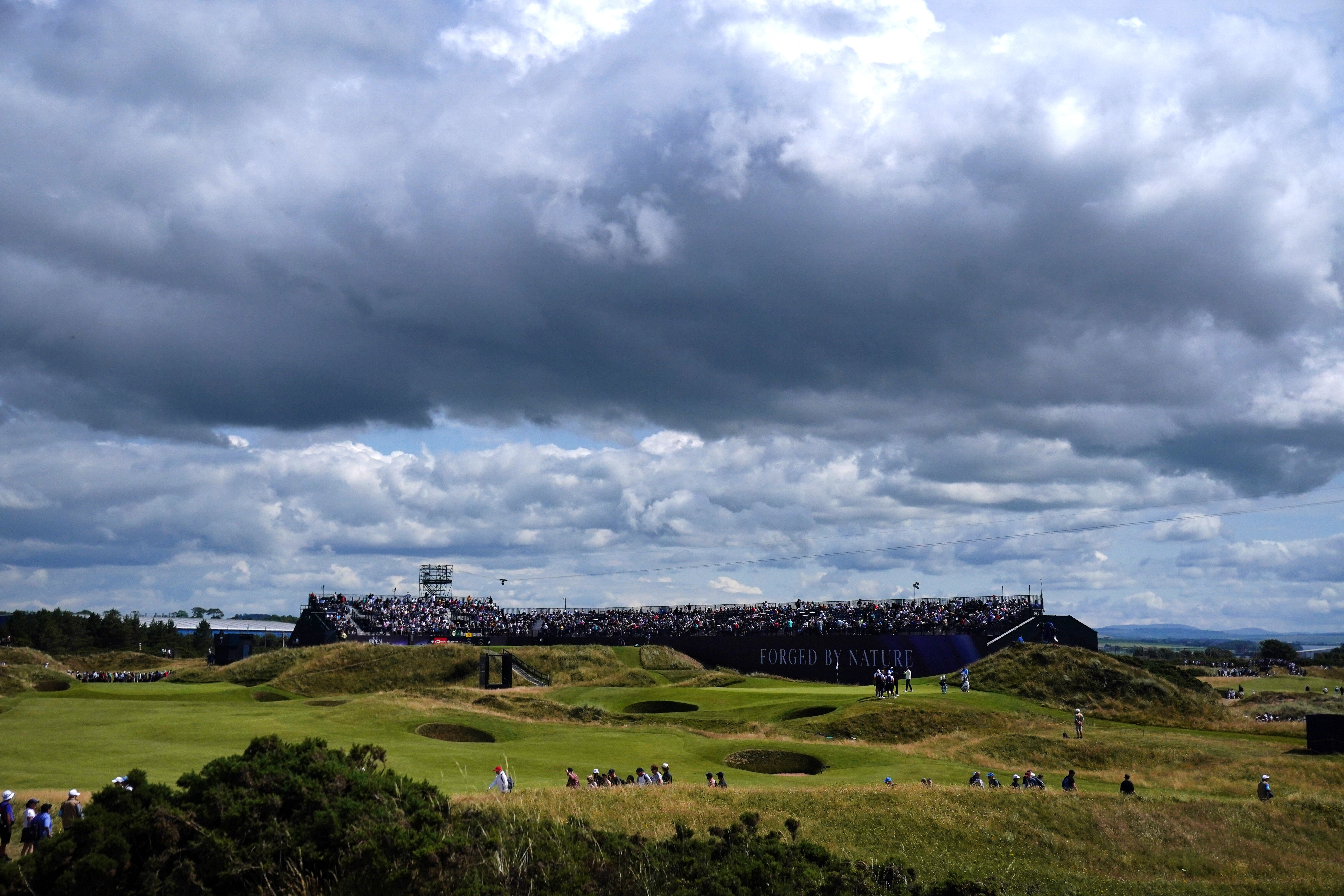 The imposing eighth hole at Royal Troon, aka the Postage Stamp