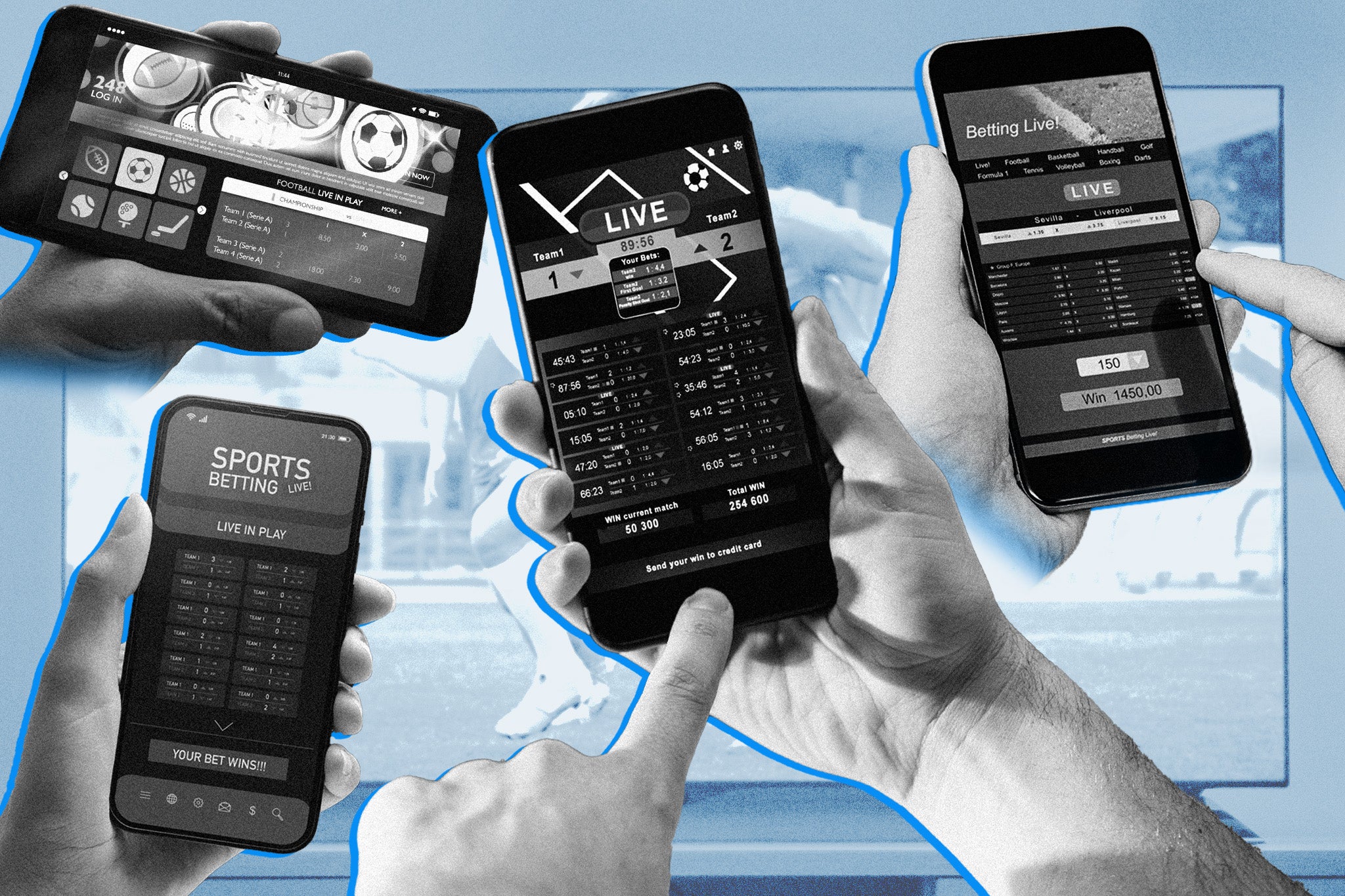 Betting apps have become the main way for gamblers to have a flutter