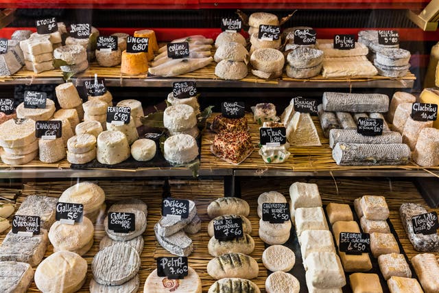<p>French and Italian cheeses are disappearing from British shelves as the result of a year-long ban</p>