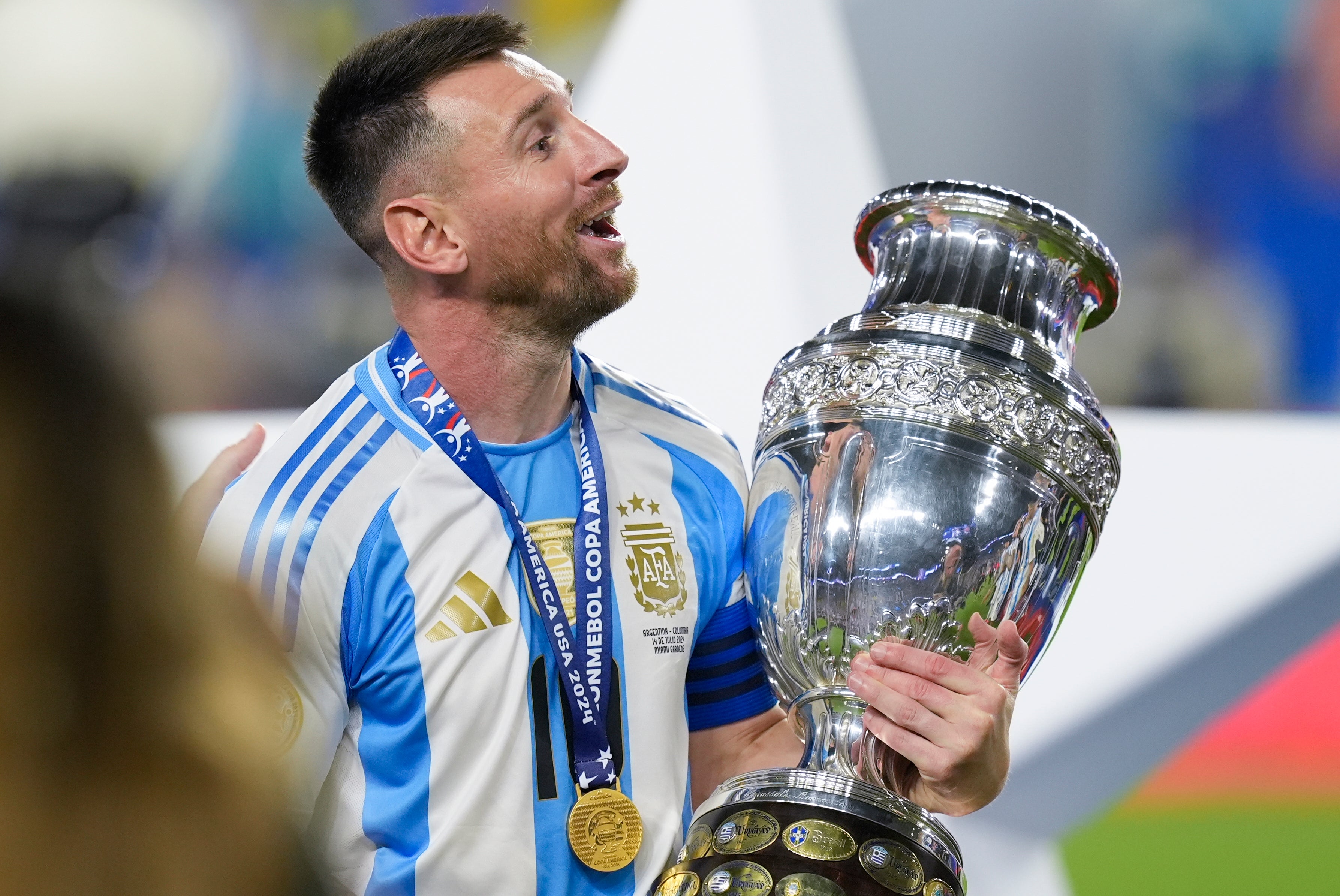 APTOPIX Copa America Soccer Argentina Colombia