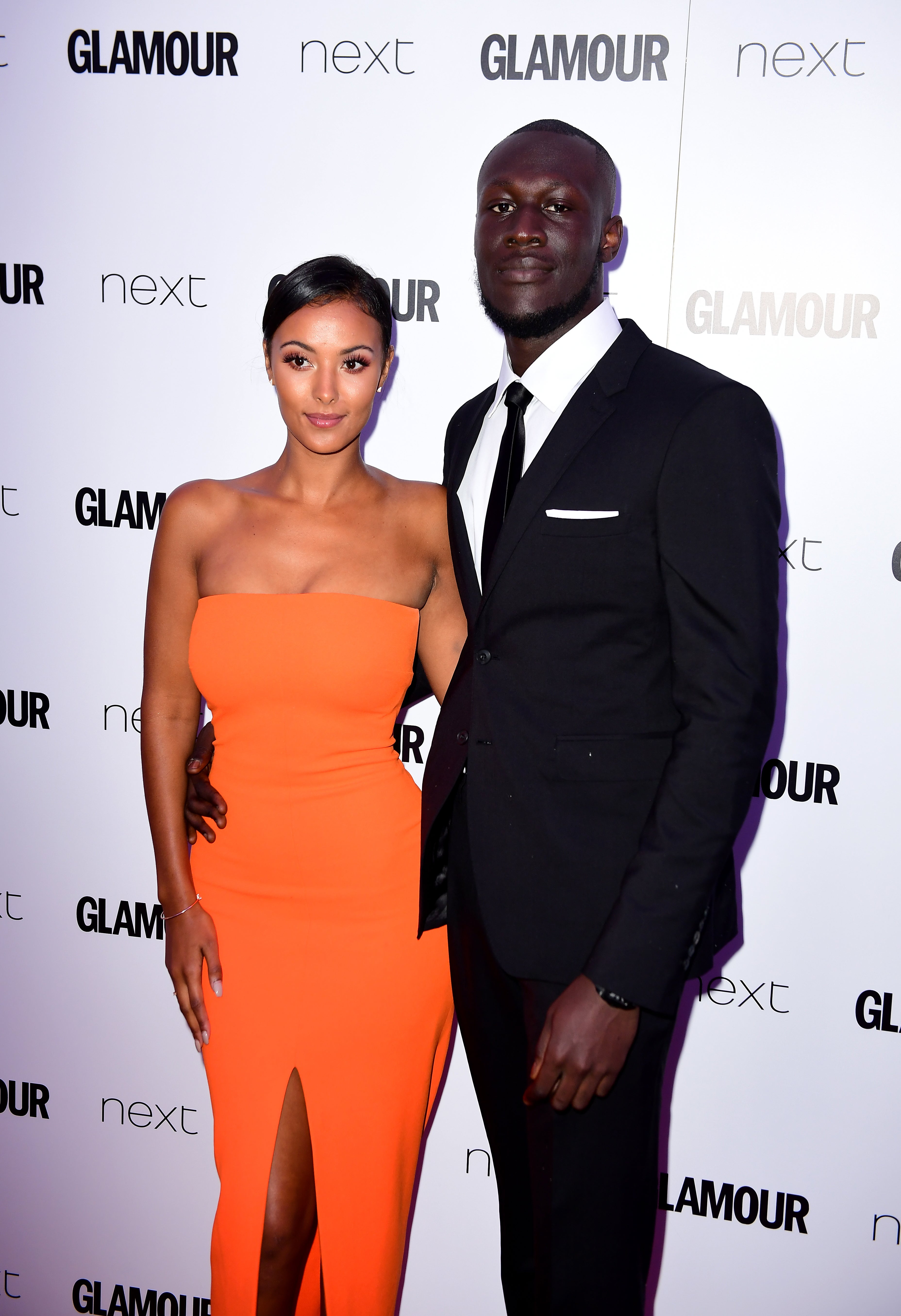 Stormzy and Maya Jama in 2017 (Ian West/PA)