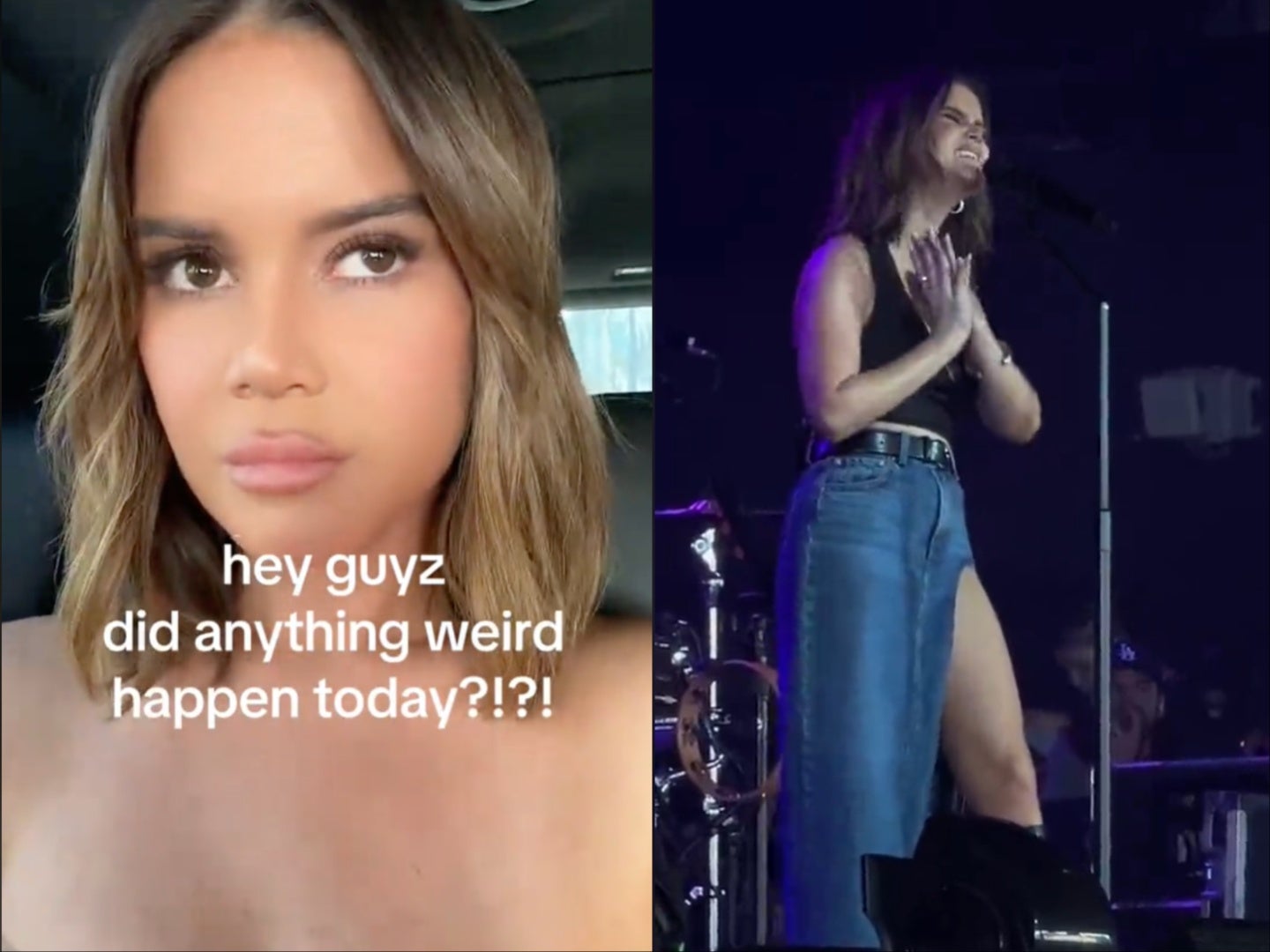 Maren Morris address her denim skirt’s viral wardrobe malfunction