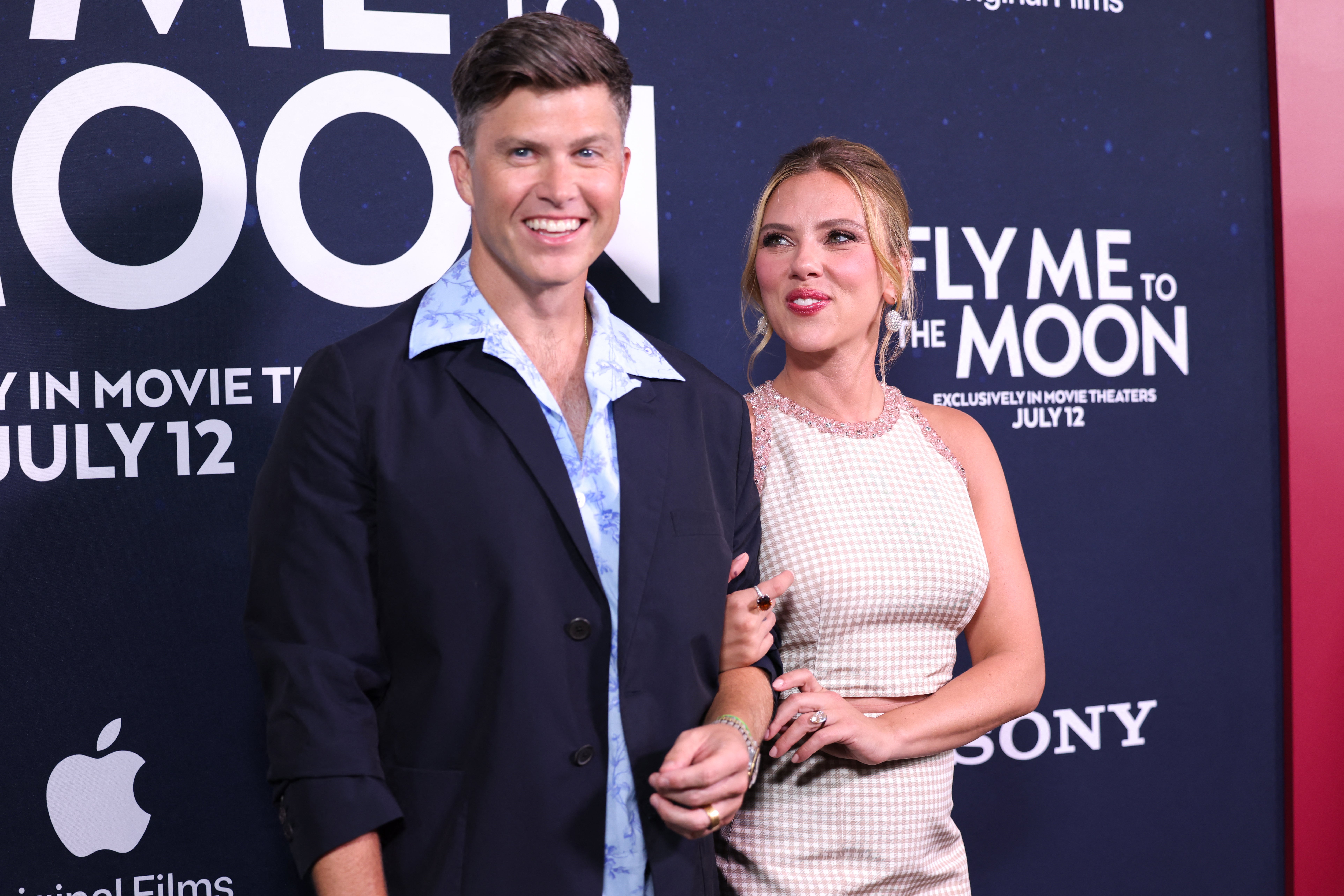 Colin Jost makes rare comments about being stepfather to Scarlett Johansson’s daughter Rose