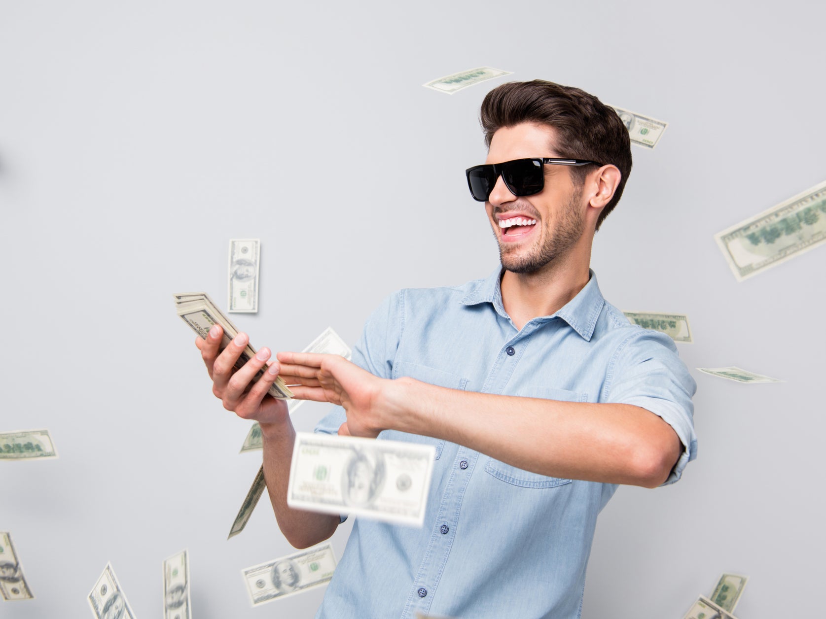 Research finds money can buy you happiness, with those earning higher incomes reporting higher levels of life satisfaction ( Getty Images/iStockphoto )