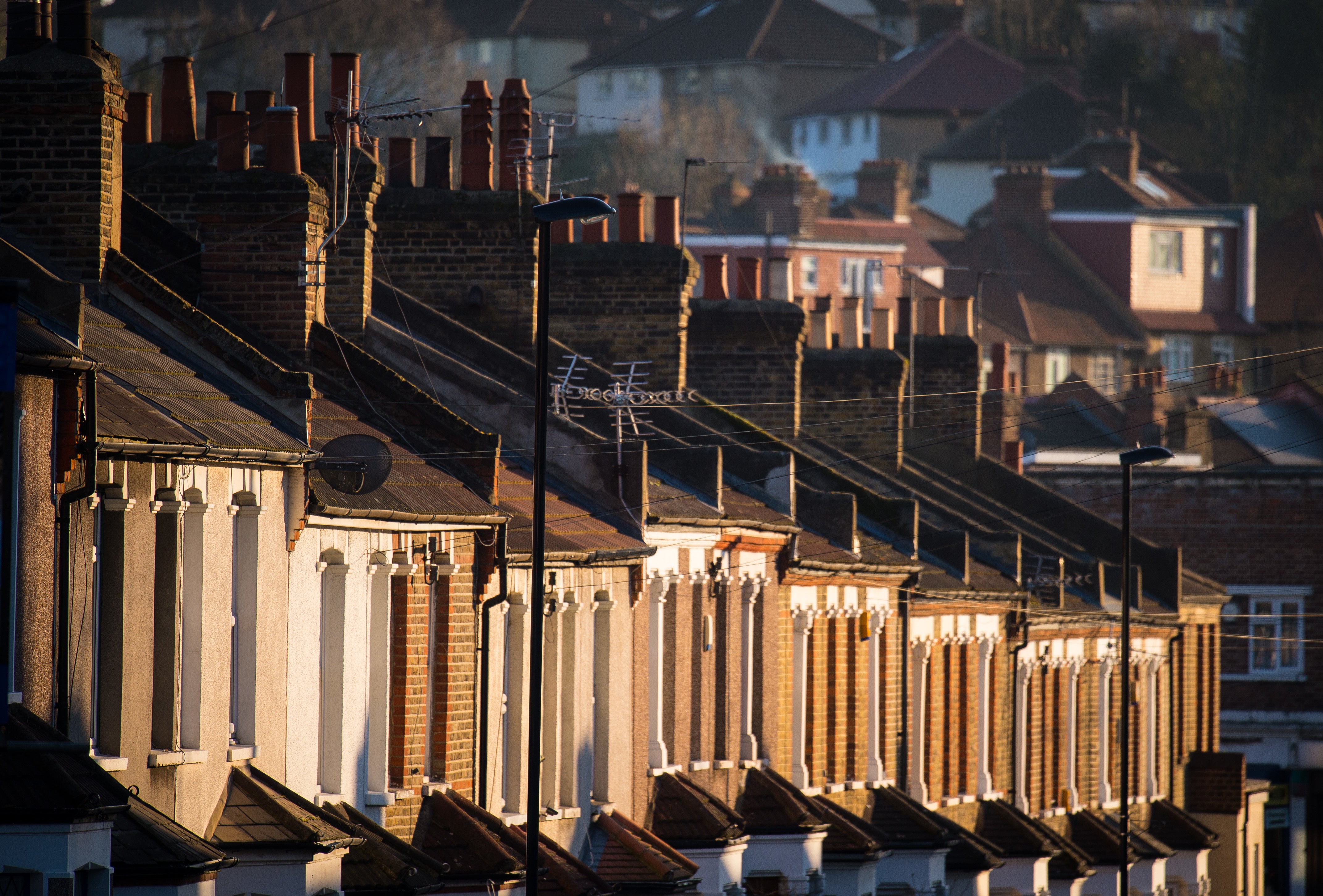 Owners of terraced homes are typically seeing more gains in value, Zoopla said (Dominic Lipinski/PA)