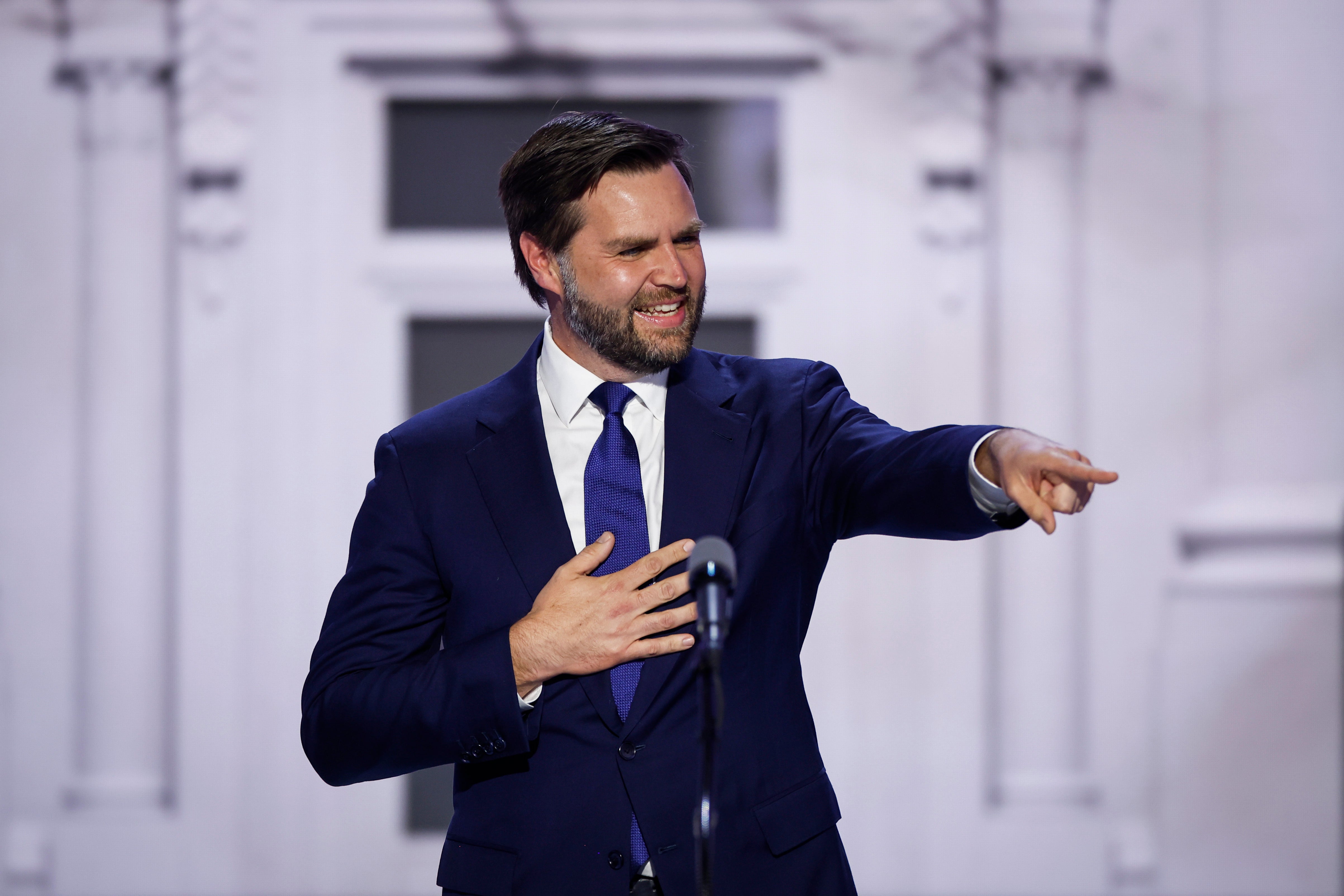 JD Vance reiterated his love for America and backing of Donald Trump as he gave a speech to close out the third day of the Republican National Convention