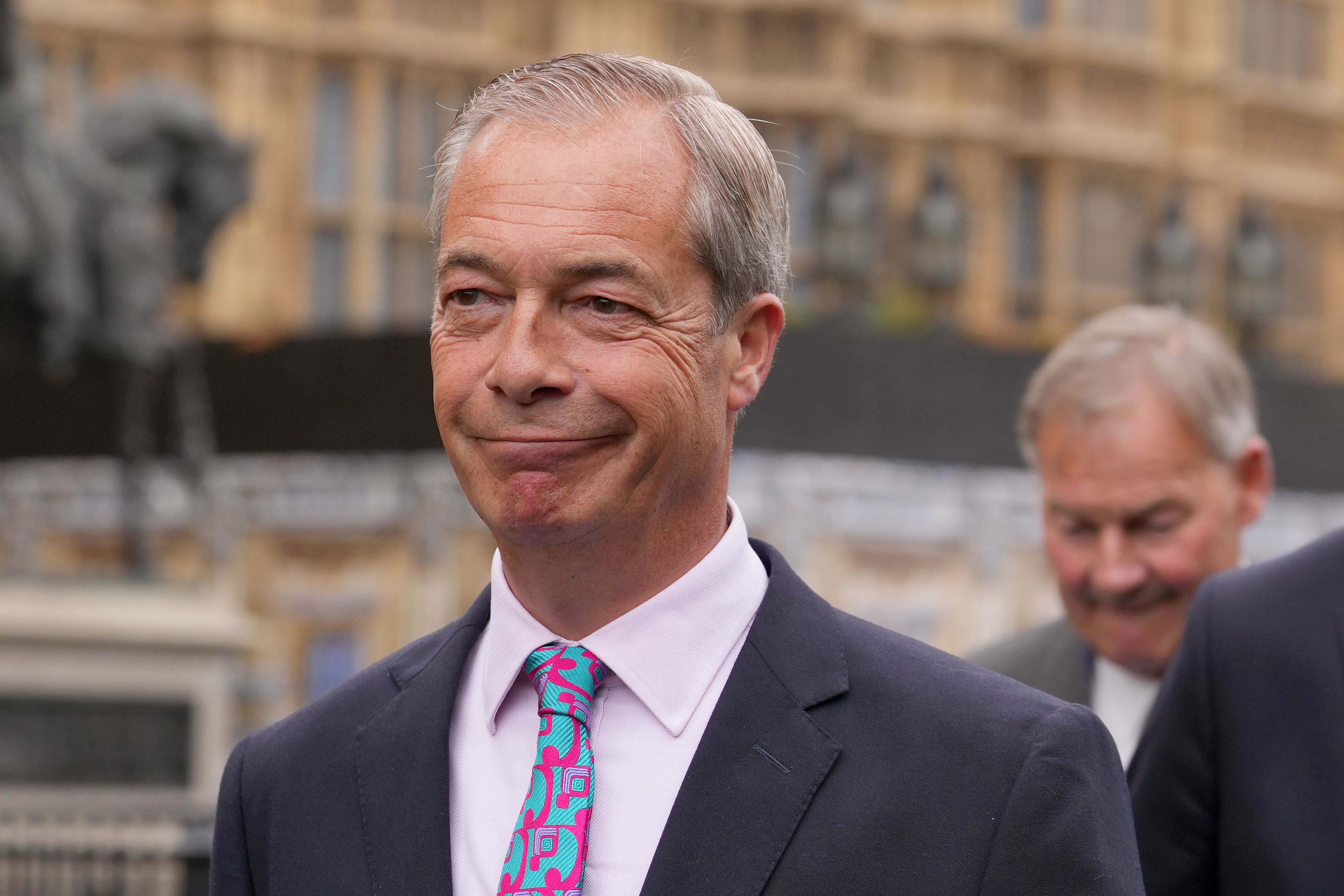 Nigel Farage, who is at the Republican convention in the US, was accused of inflaming tensions