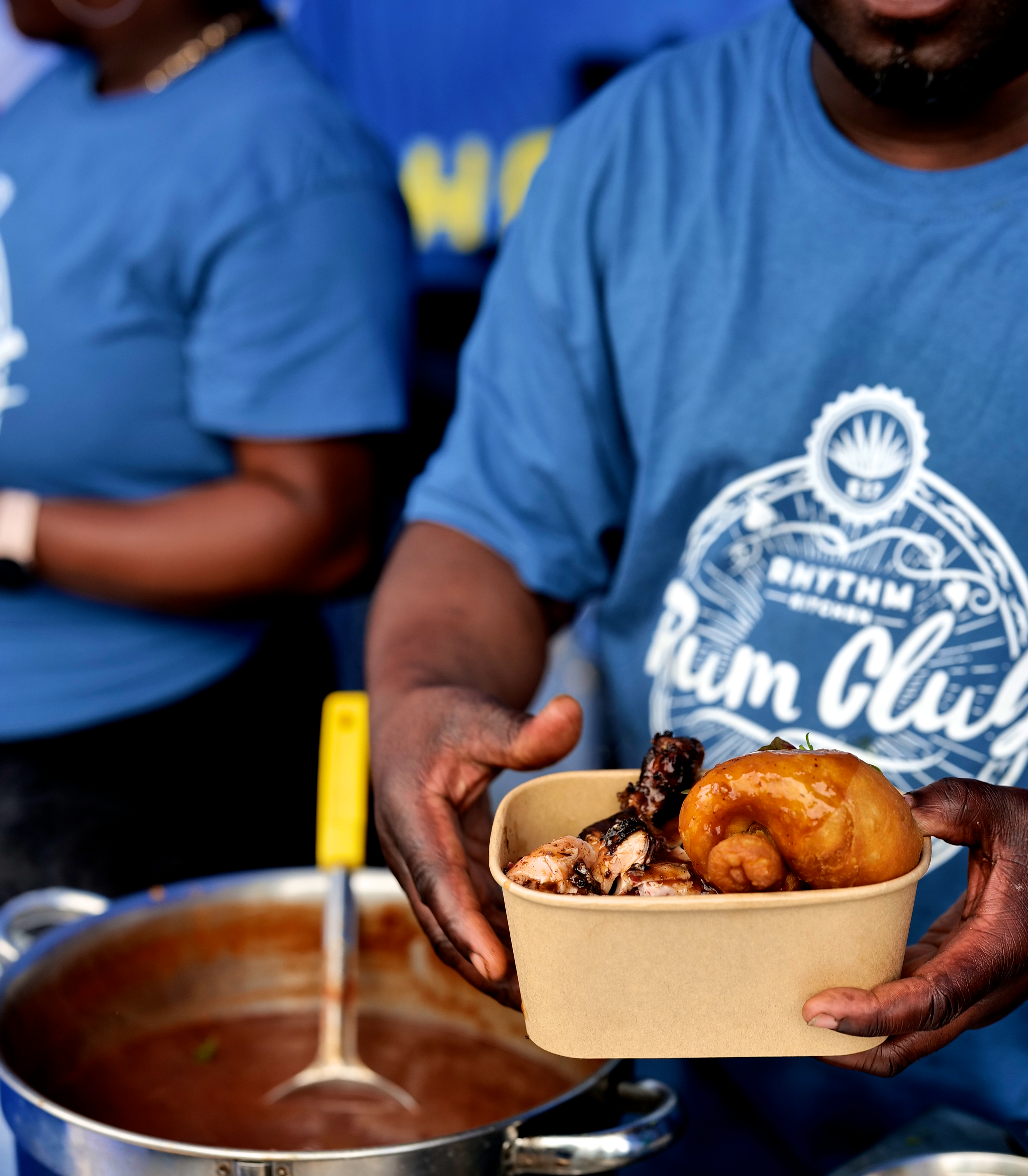 The Caribbean was calling with jerk chicken at Rhythm Kitchen