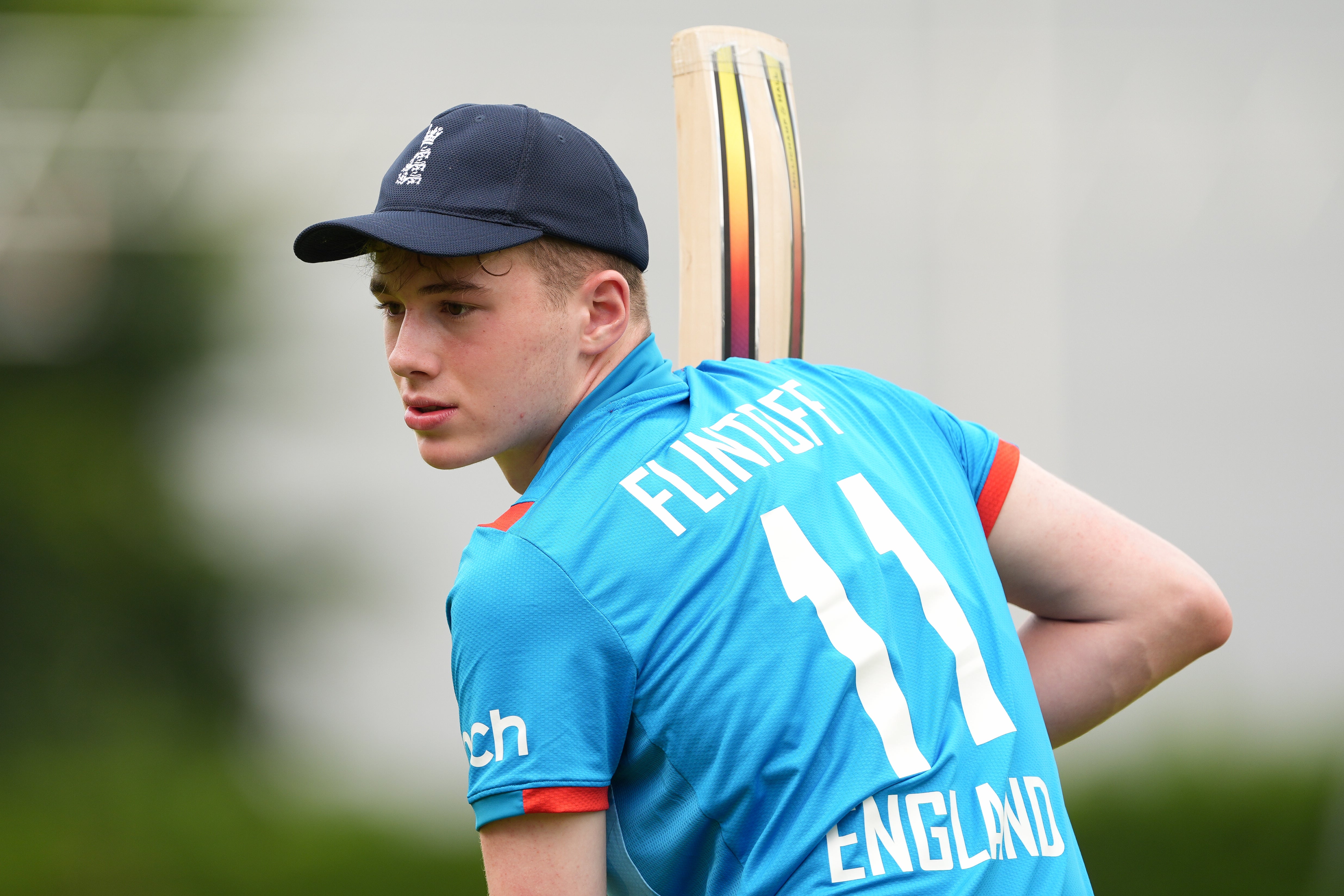 Rocky Flintoff scored a century for England’s under-19s