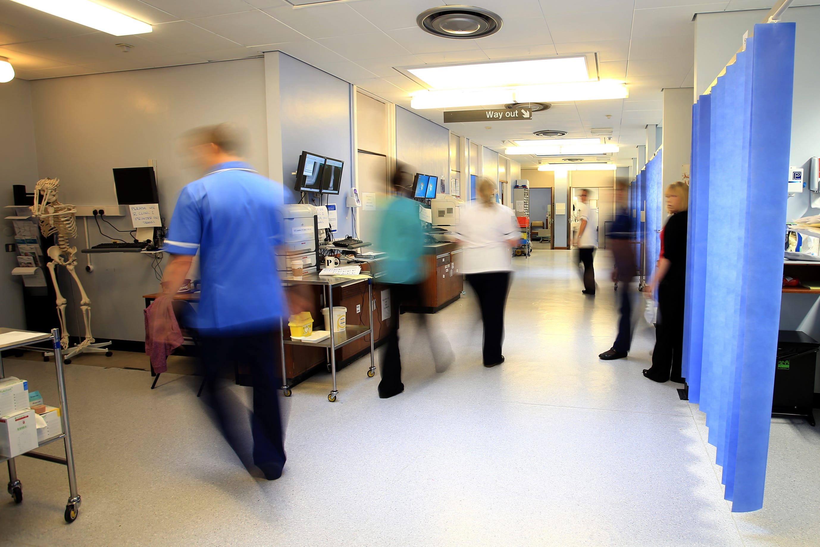 Surgeons have called for the Welsh Government to get to grips with NHS waiting lists (Peter Byrne/PA)