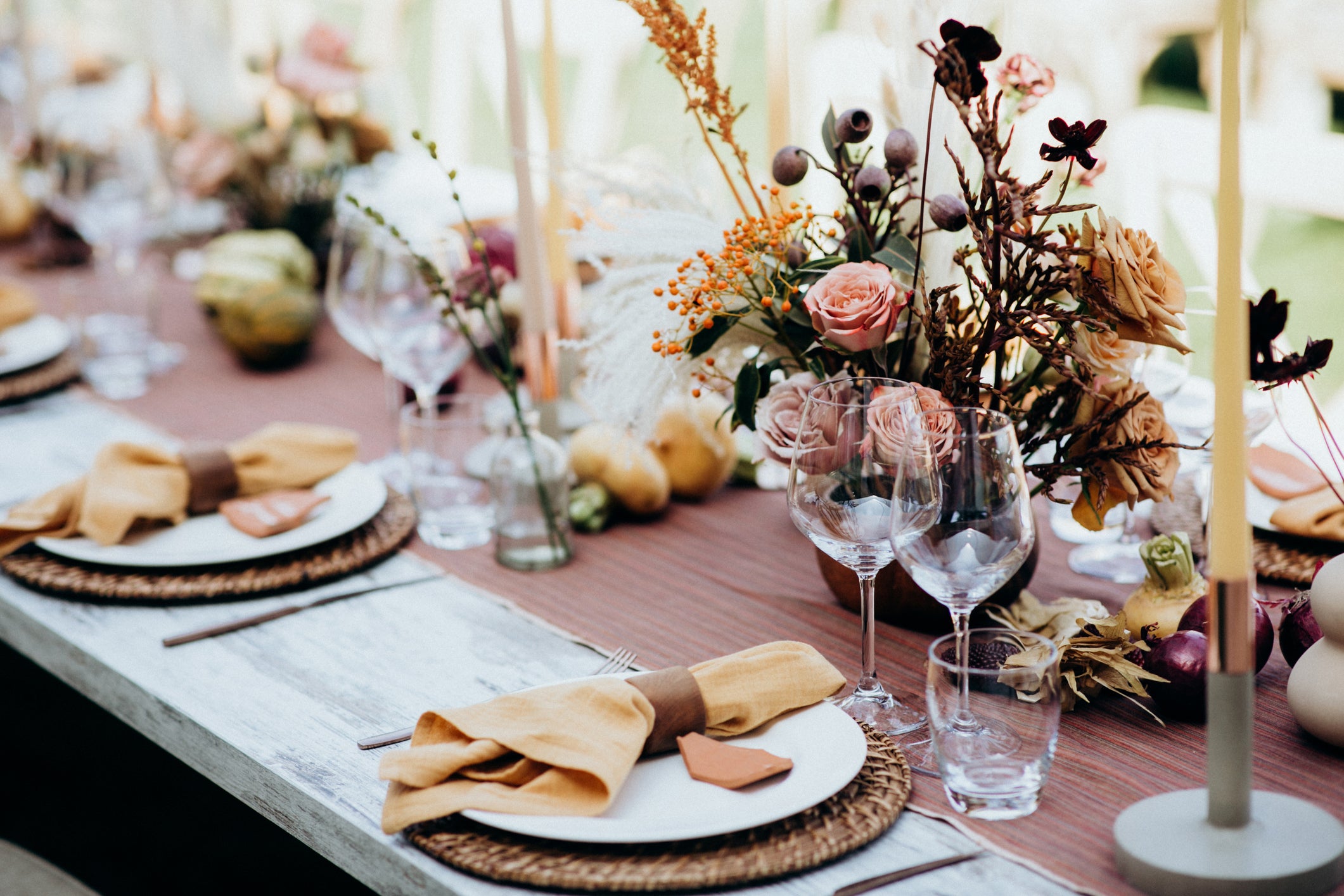 Bride-to-be explains that when she and her fiancé were looking at food choices for their wedding, they ’thought it would be nice to have a fully vegetarian menu’