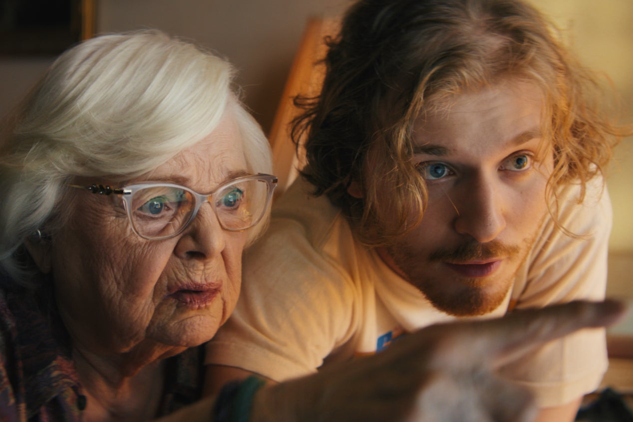 Silver surfing: Fred Hechinger shows June Squibb the online ropes in ‘Thelma’