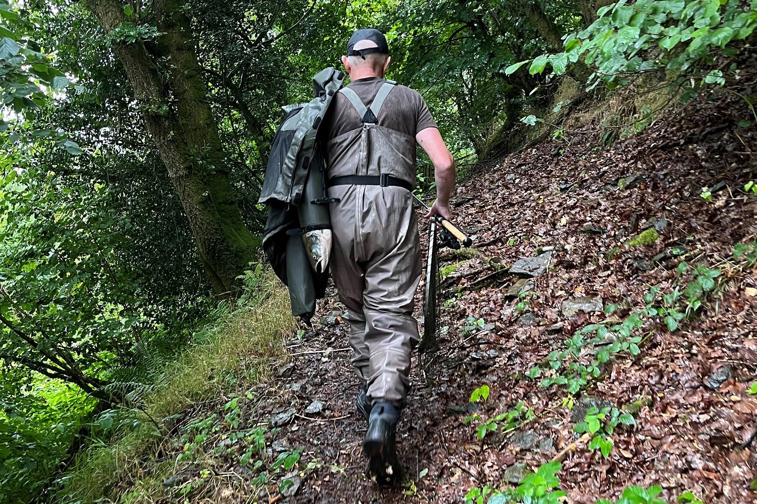Stephen Samuel, of Cwmavon, Port Talbot has been fined after he was caught with a salmon up his sleeve (Natural Resources Wales)